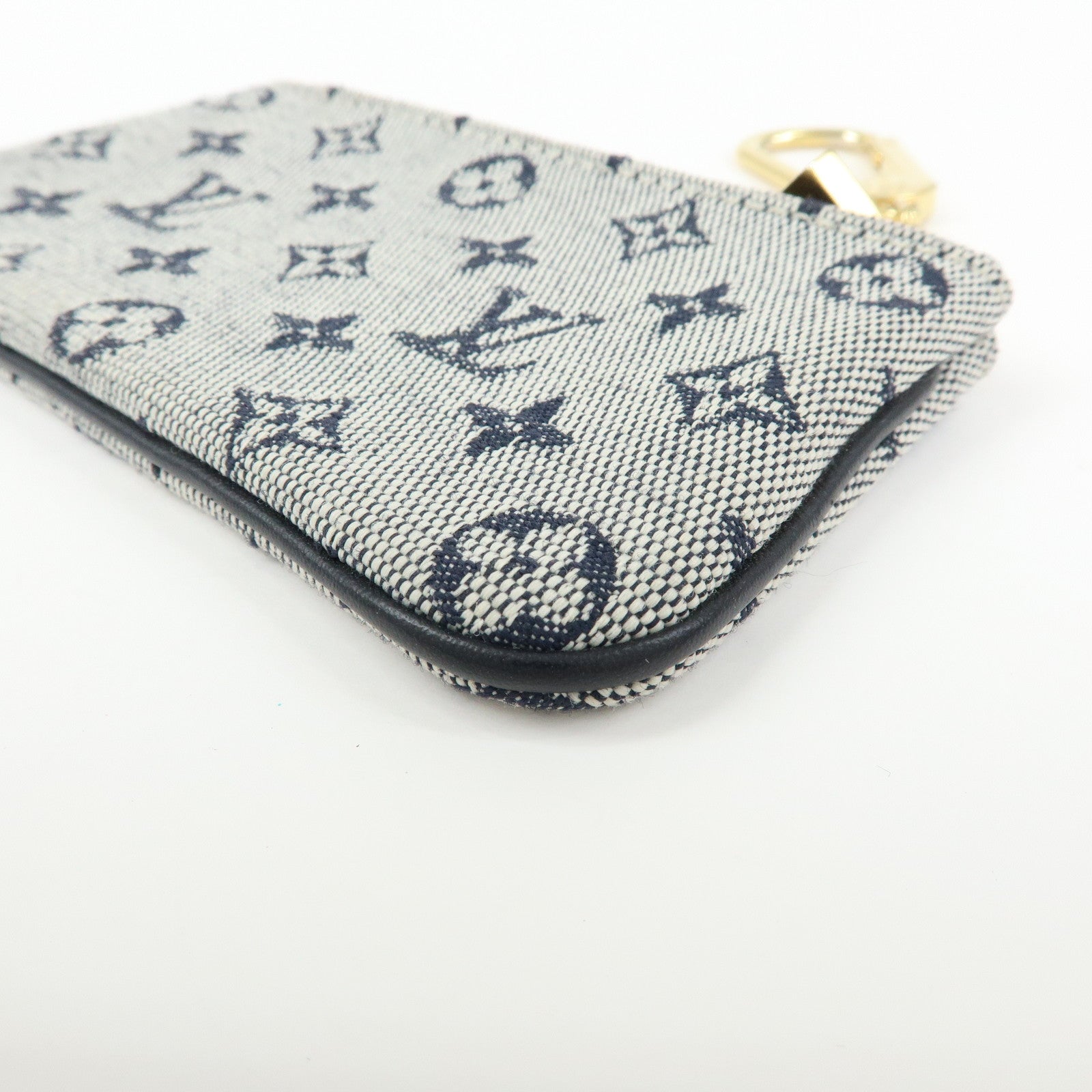 Louis Vuitton Monogram Mini Pochette Cles Coin Case Blue M92236