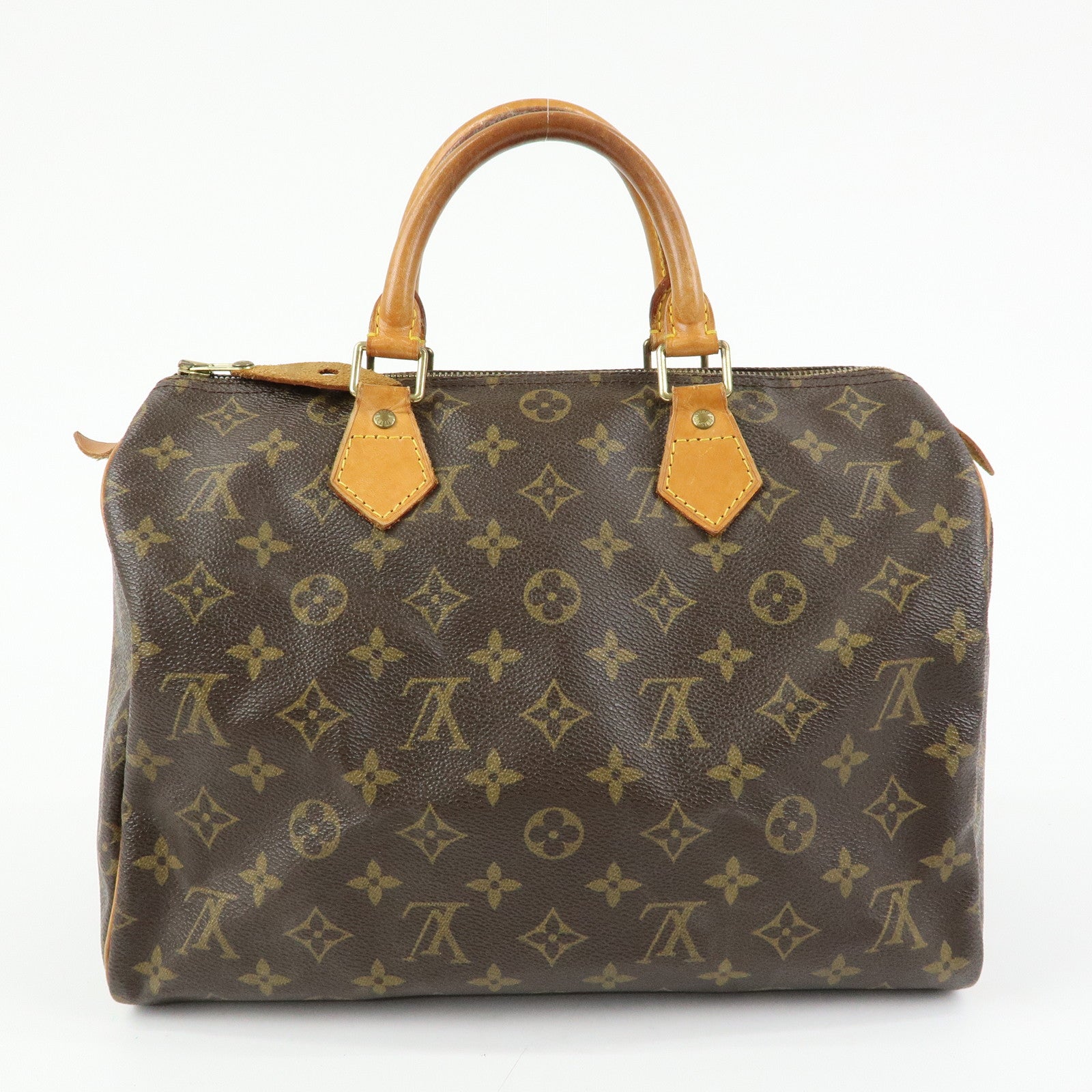 Louis Vuitton Monogram Speedy 30 Boston Bag Hand Bag Brown M41526