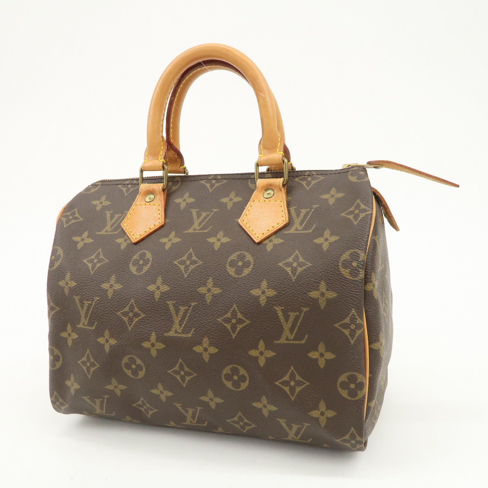 Louis Vuitton Monogram Speedy 25 Boston Bag Hand Bag Brown M41528