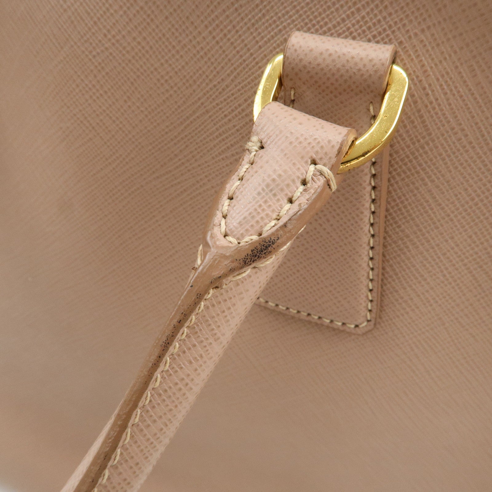 PRADA Triangle Logo Galleria 2Way Bag Shoulder Bag Pink BN2274