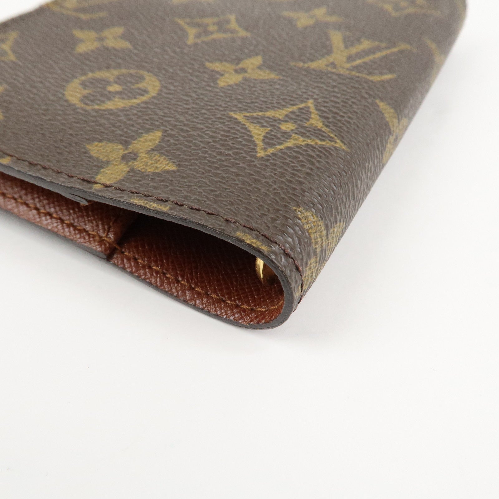 Louis Vuitton Monogram Agenda PM Planner Cover Brown R20005 Used