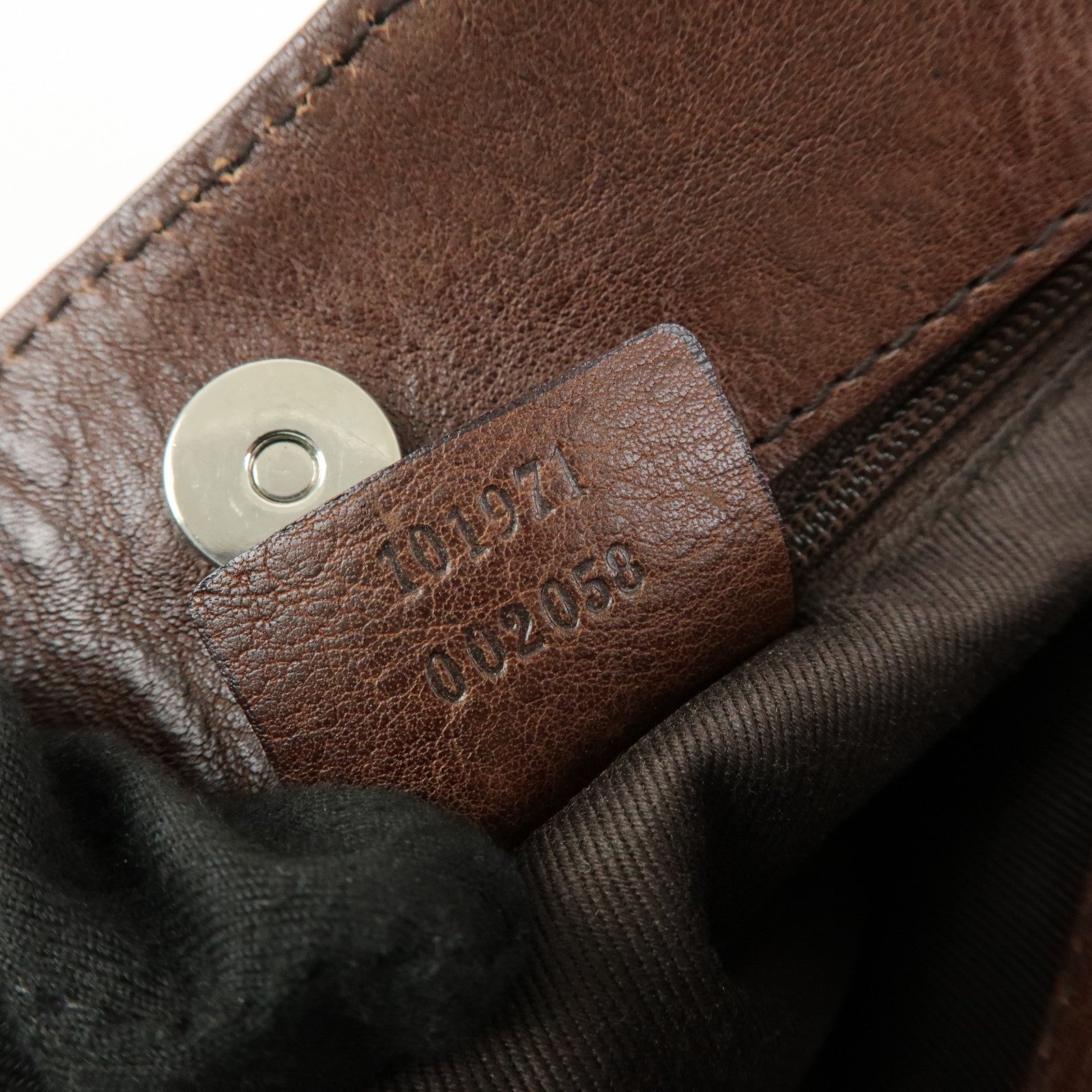 GUCCI Horsebit GG Canvas Leather Tote Bag Hand Bag Brown 101971