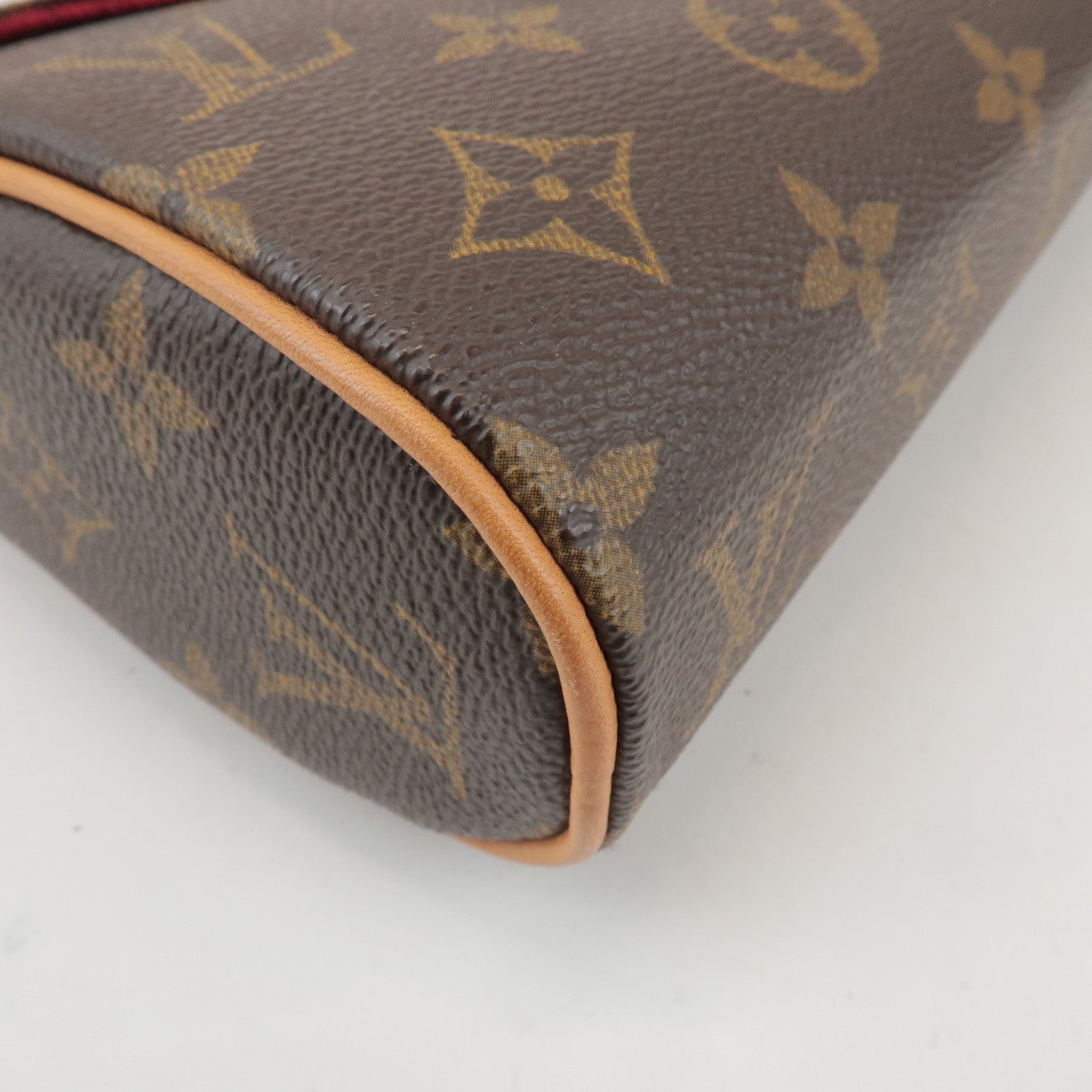 Louis Vuitton Monogram Sonatine Hand Bag Brown M51902