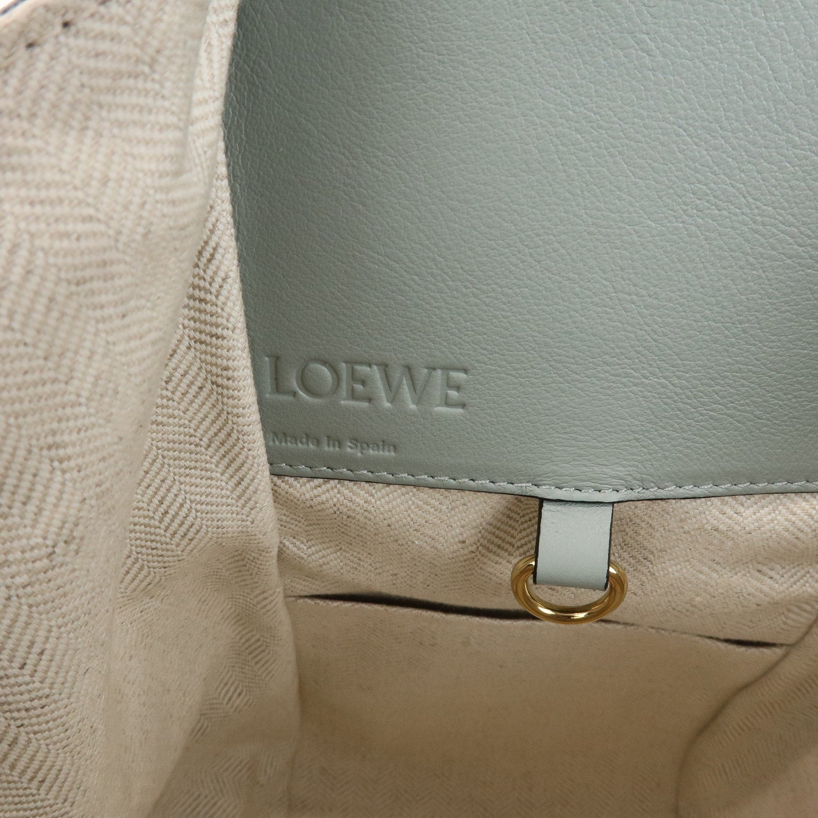 LOEWE Anagram Leather Hammock Small 2Way Shoulder Crossbody Bag