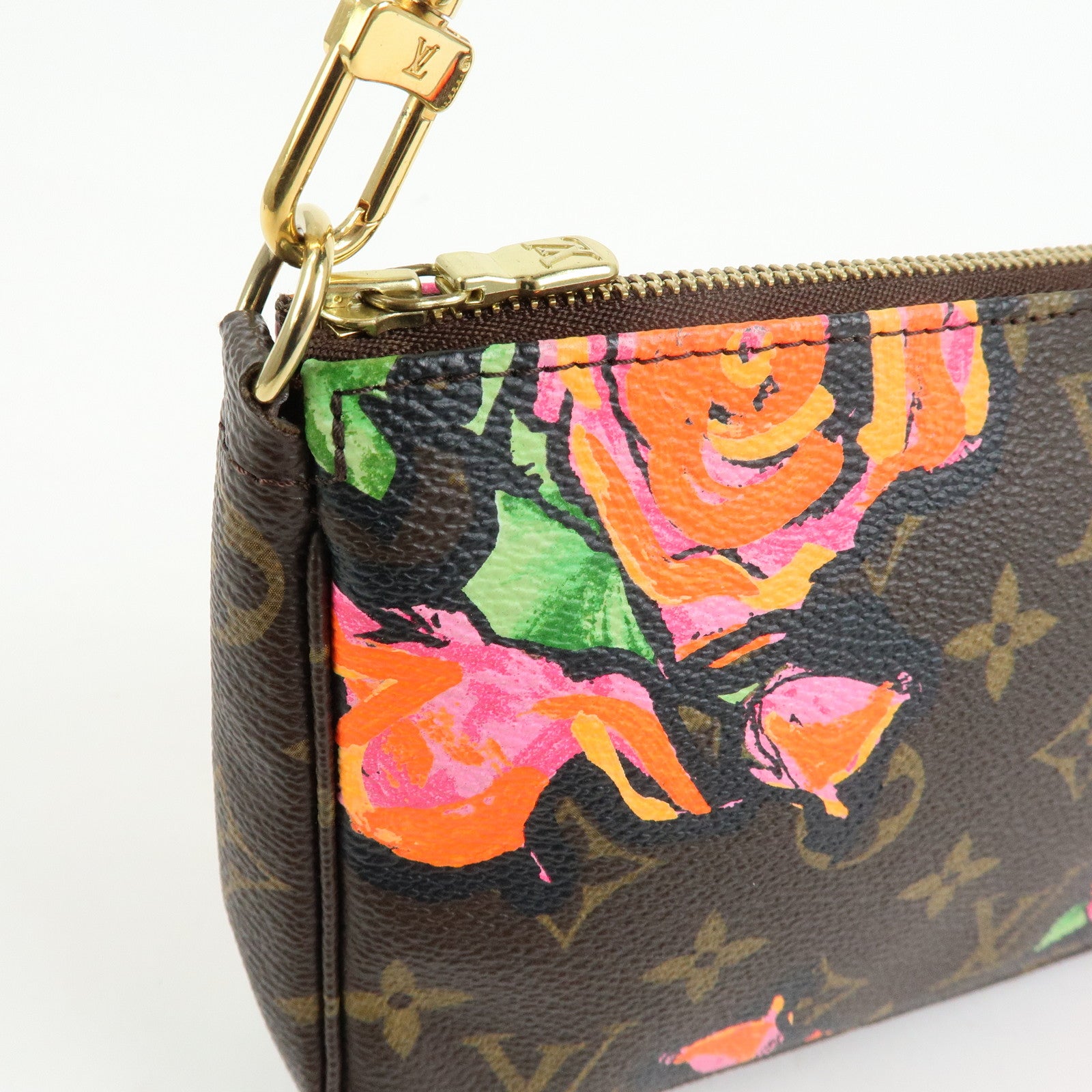 Louis Vuitton Monogram Rose Pochette Accessoires Pouch M48615