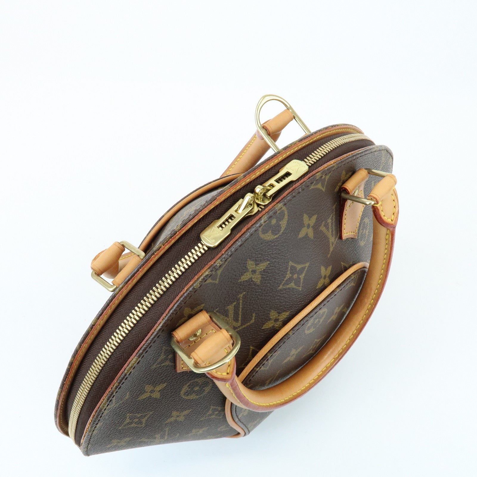 Louis Vuitton Monogram Ellipse PM Hand Bag Brown M51127