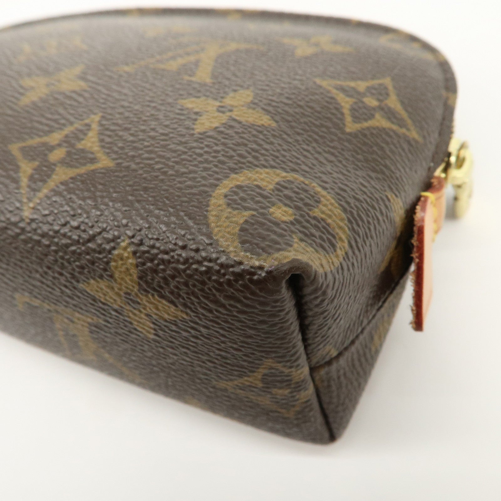 Louis Vuitton Monogram Pochette Cosmetic Pouch Brown M47515