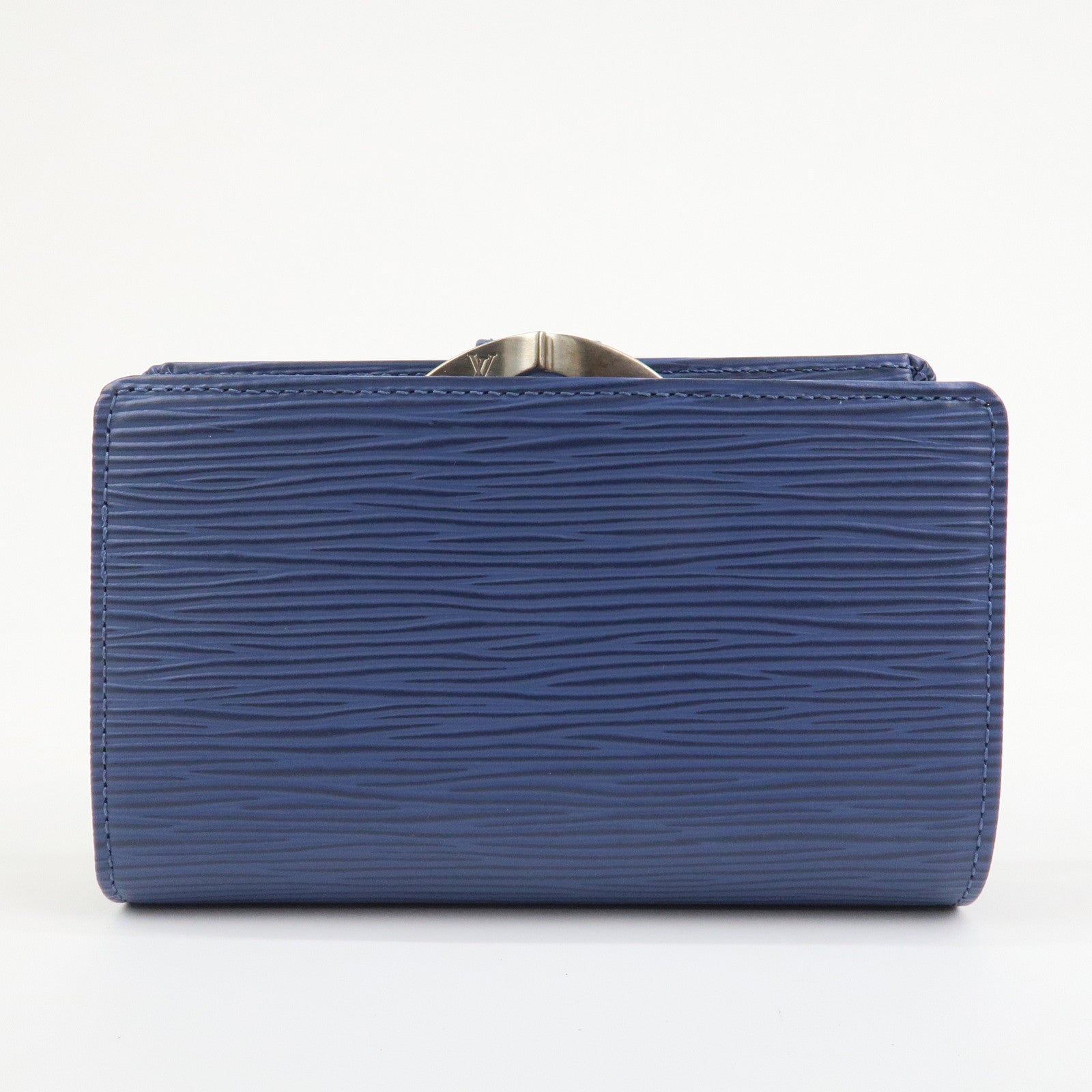 Louis Vuitton Epi Porte Monnaie Billets Viennois Wallet Blue M63245