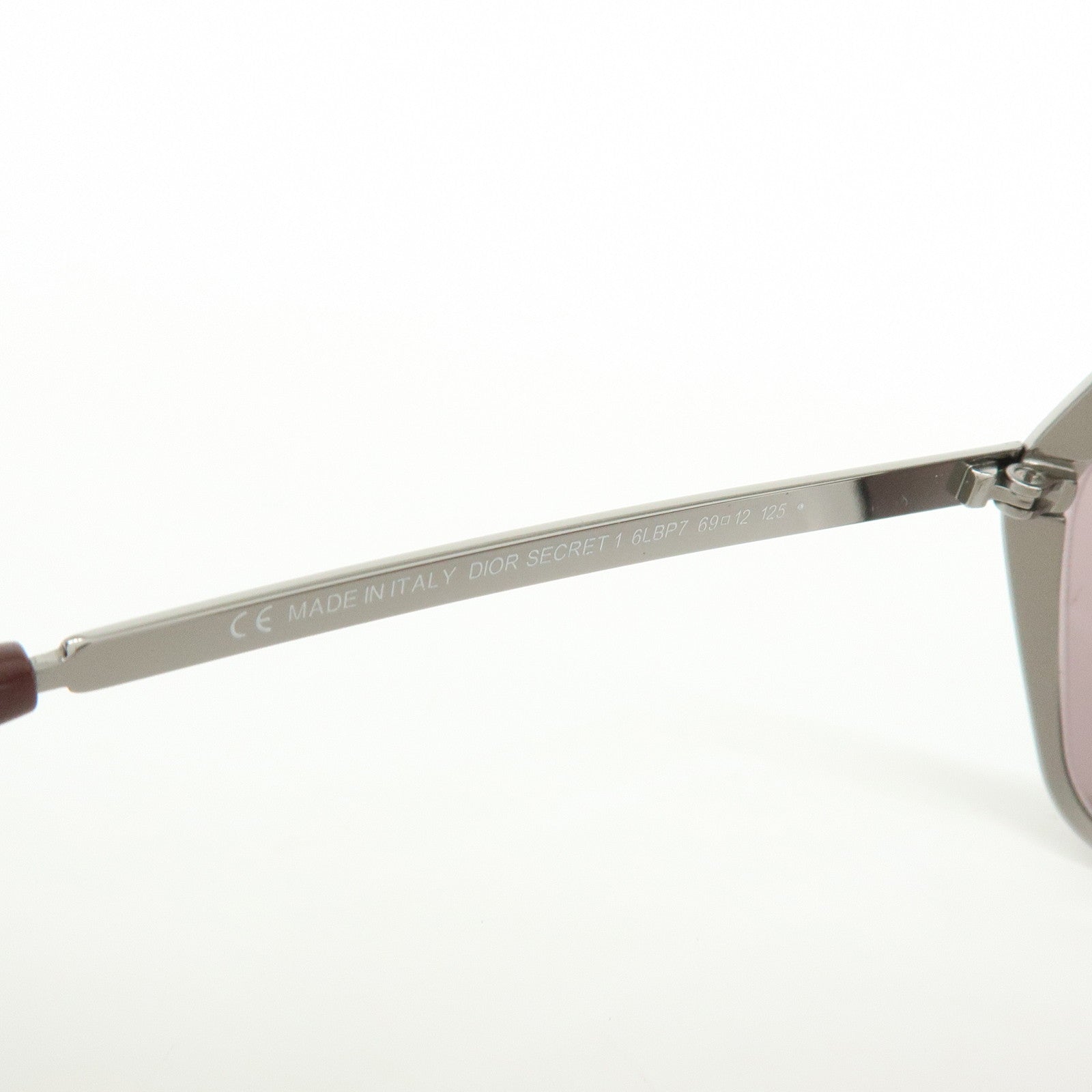 Christian Dior Plastic Metal Sunglasses Star Brown Sillver 6LBP7