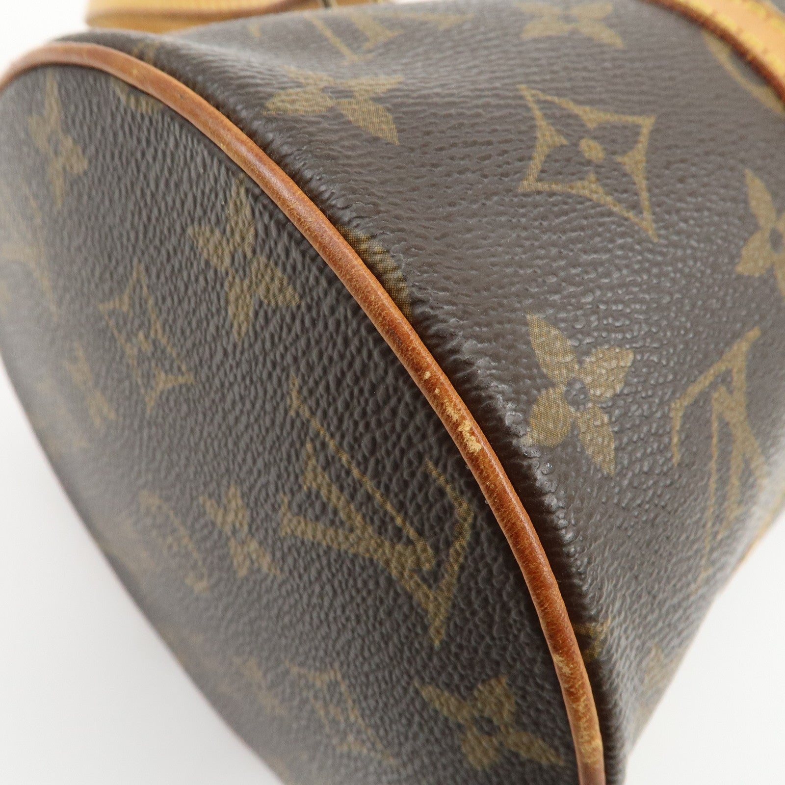 Louis Vuitton Monogram Papillon 30 Hand Bag Brown M51385