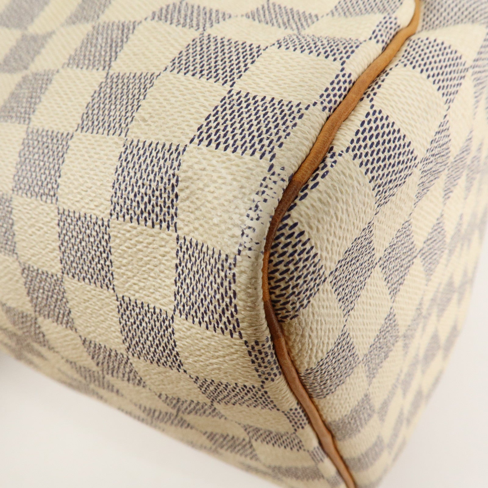 Louis Vuitton Damier Azur Speedy 35 Boston Hand Bag N41535