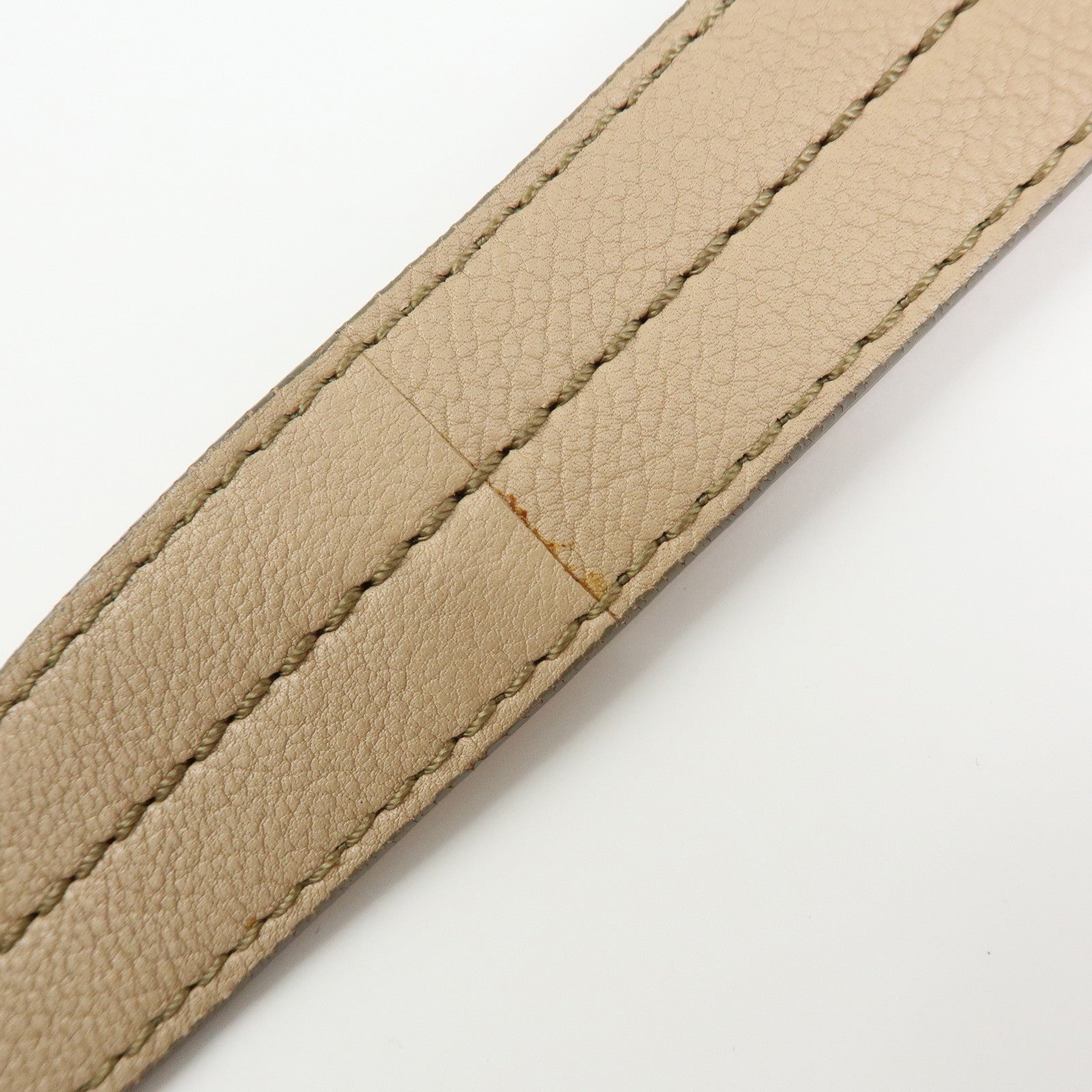 Chloe Marcie Leather 2Way Bag Shoulder Bag Hand Bag Beige