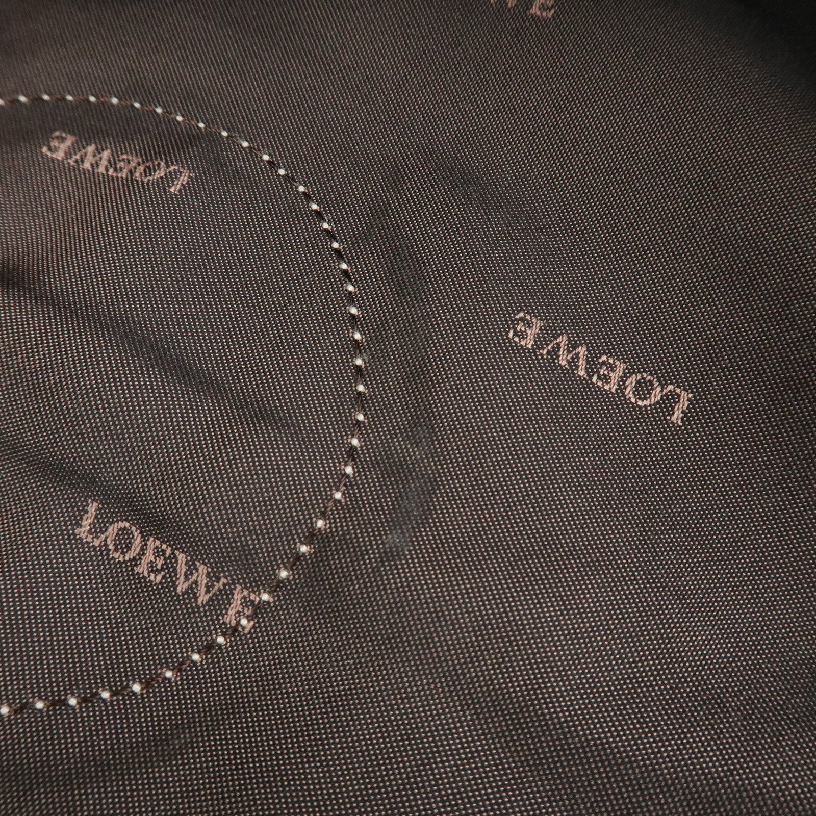 LOEWE Anagram Leather Nappa Aire Hand Bag Tote Bag Gold