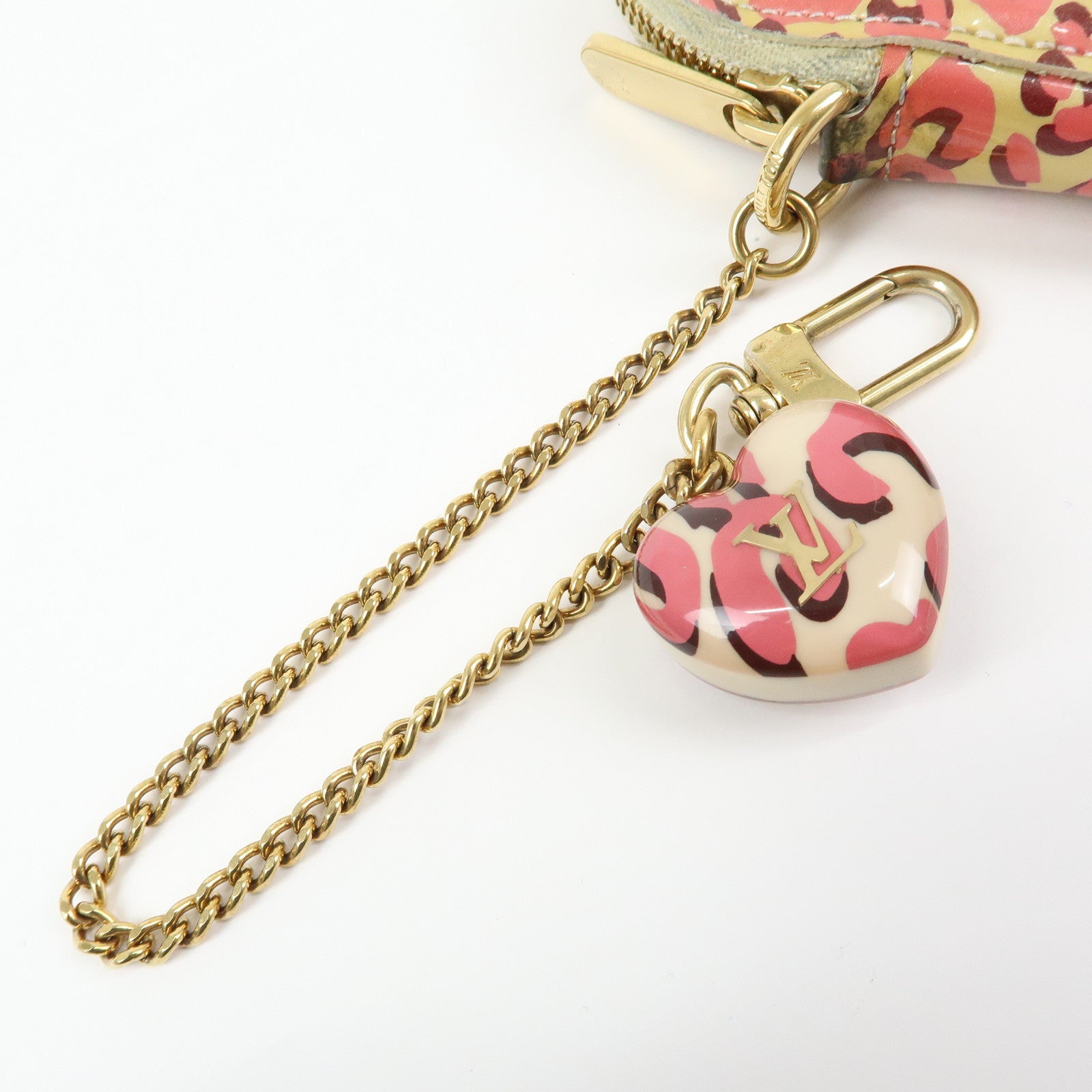 Louis Vuitton Monogram Vernis Porte Monnaie Coeur Coin Case M91473