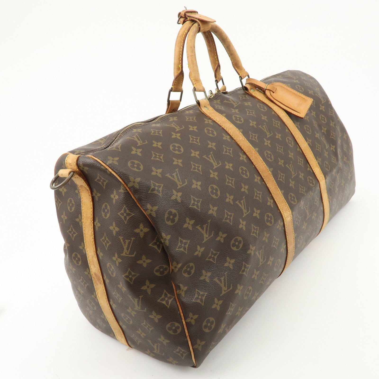 Louis Vuitton Monogram Keep All Bandouliere 60 Boston Bag M41412 Used