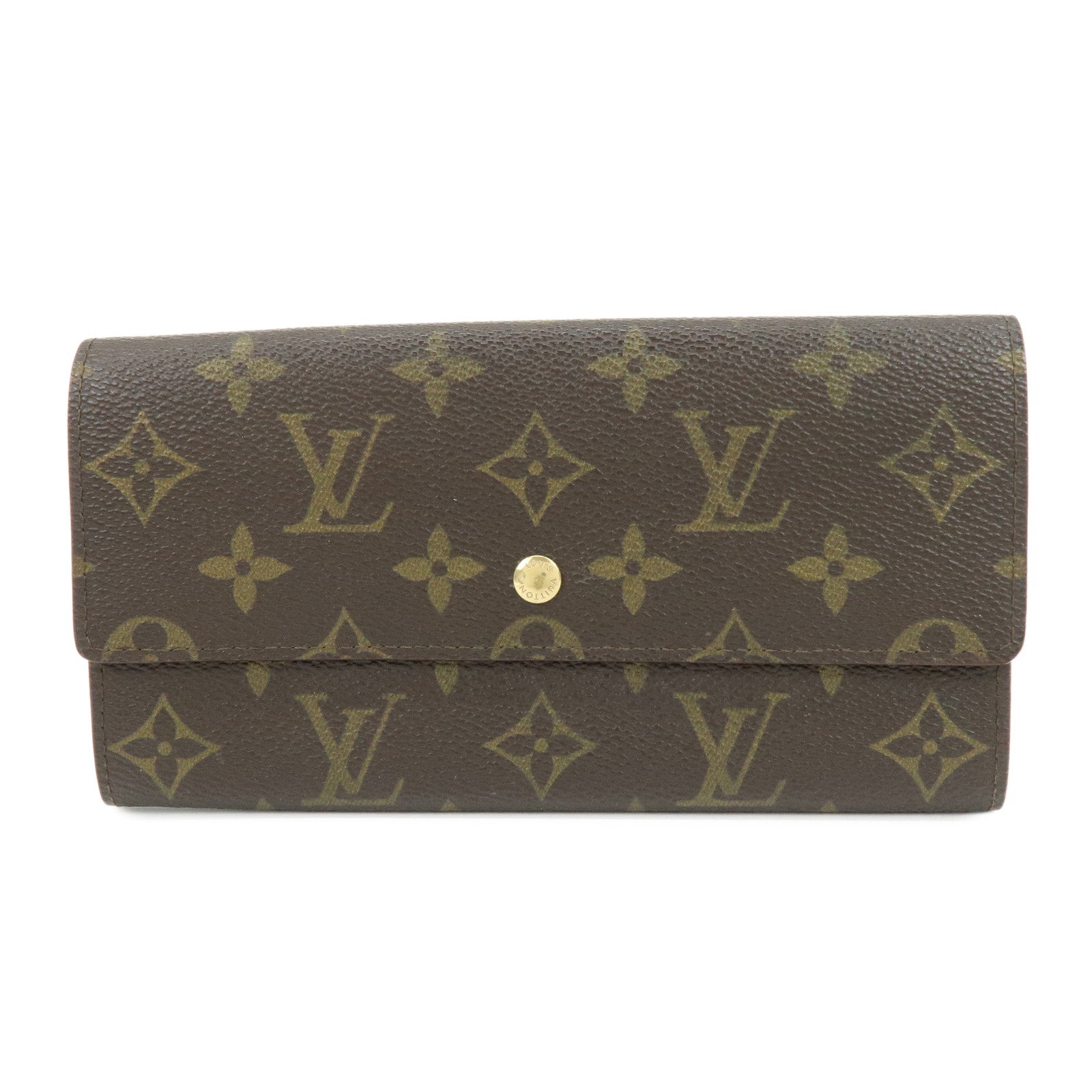 Louis Vuitton Monogram Pochette Porte Monnaie Credit Wallet M61725