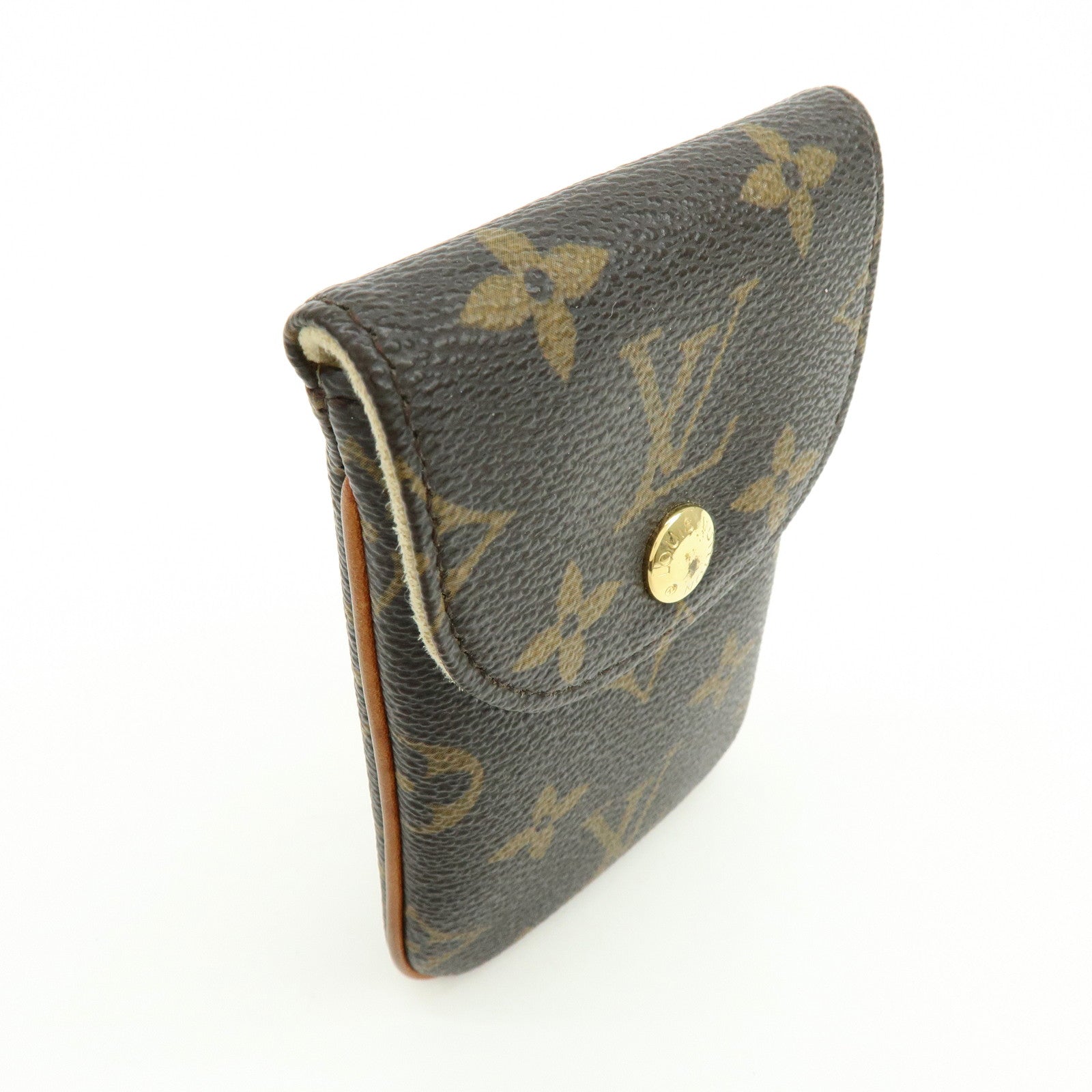 Louis Vuitton Monogram Etui Telefonne MM Phone Case Brown M66546