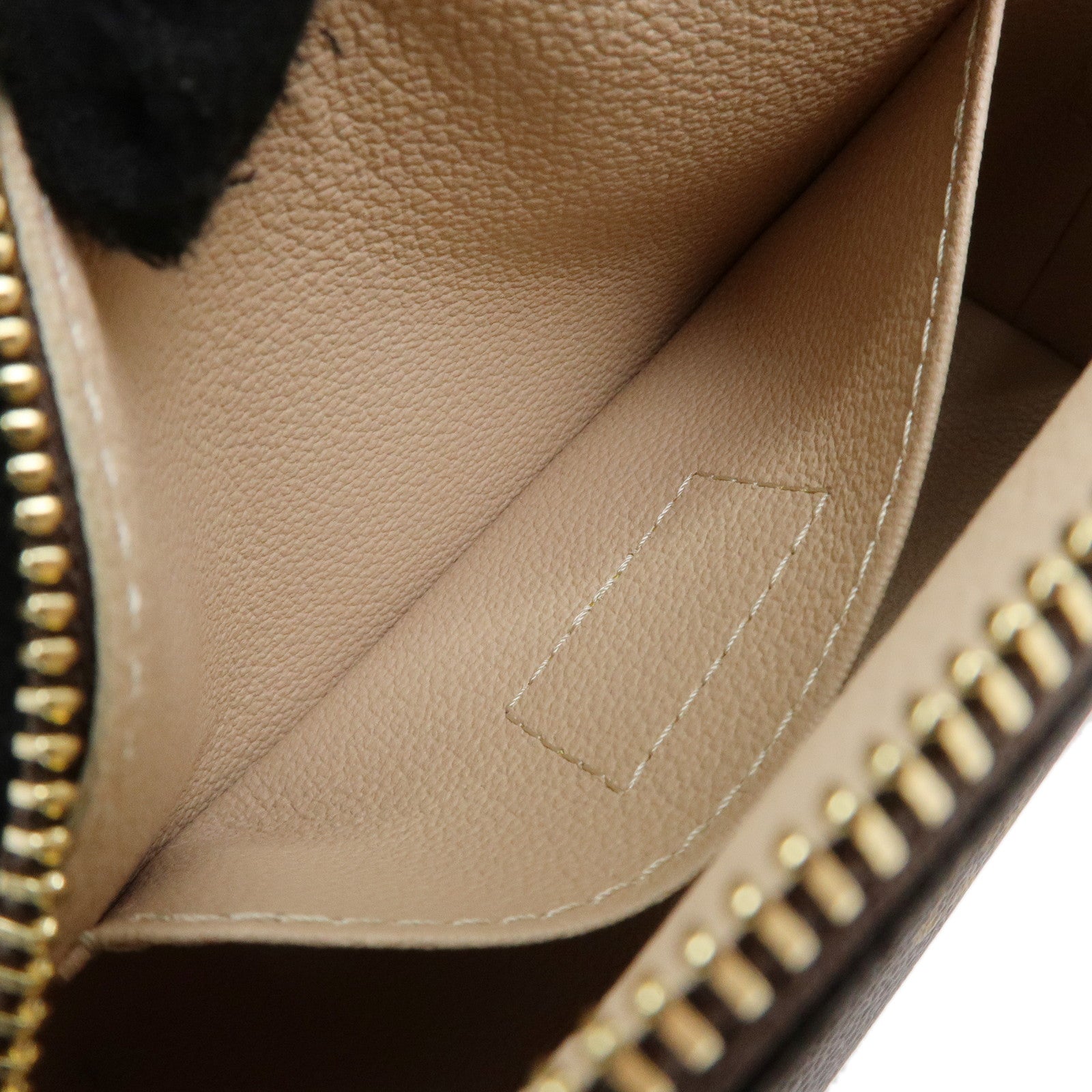 Louis Vuitton Monogram Pochette Cosmetic PM Pouch Brown M47515