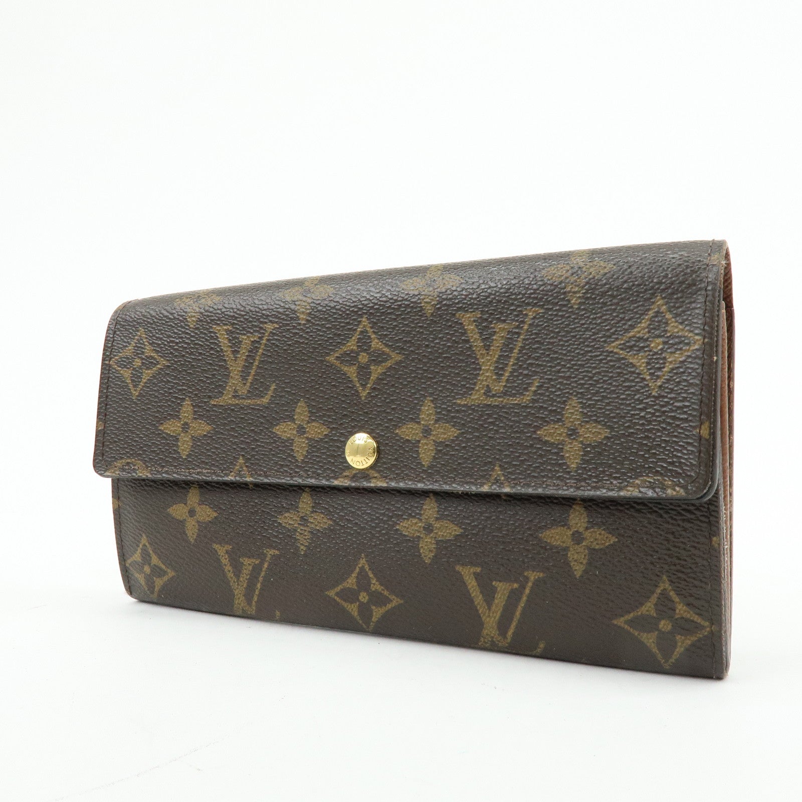 Louis Vuitton Monogram Portefeuille Sarah Long Wallet Brown M61734