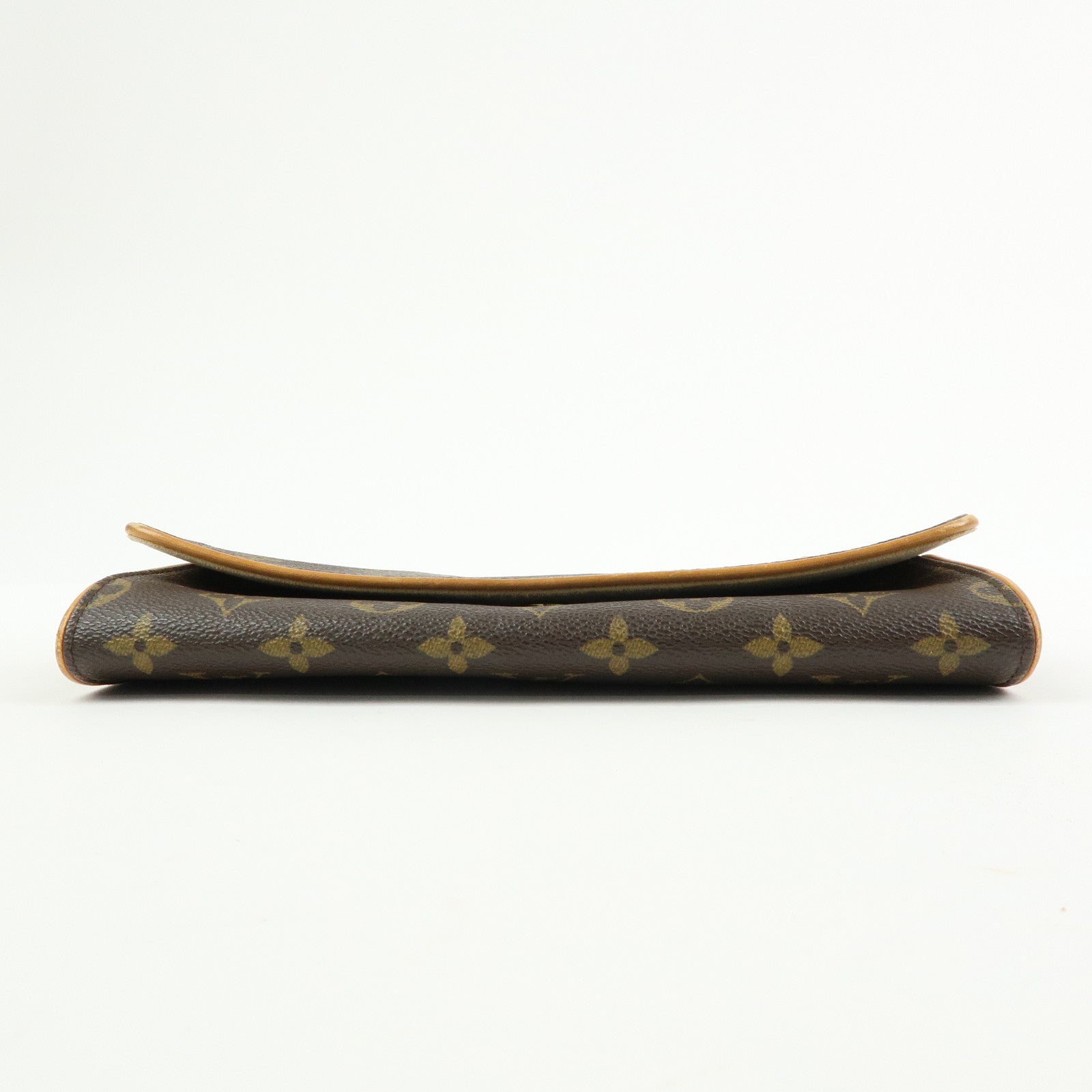 Louis Vuitton Monogram Pochette Twin GM 2Way Bag Brown M51852
