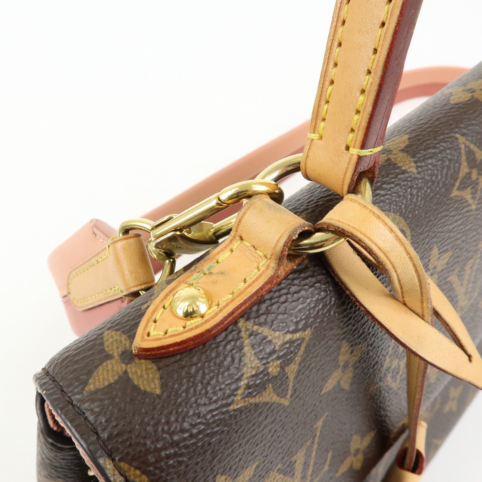 Louis Vuitton Monogram Cluny BB 2Way Shoulder Bag Vieux Rose M44267