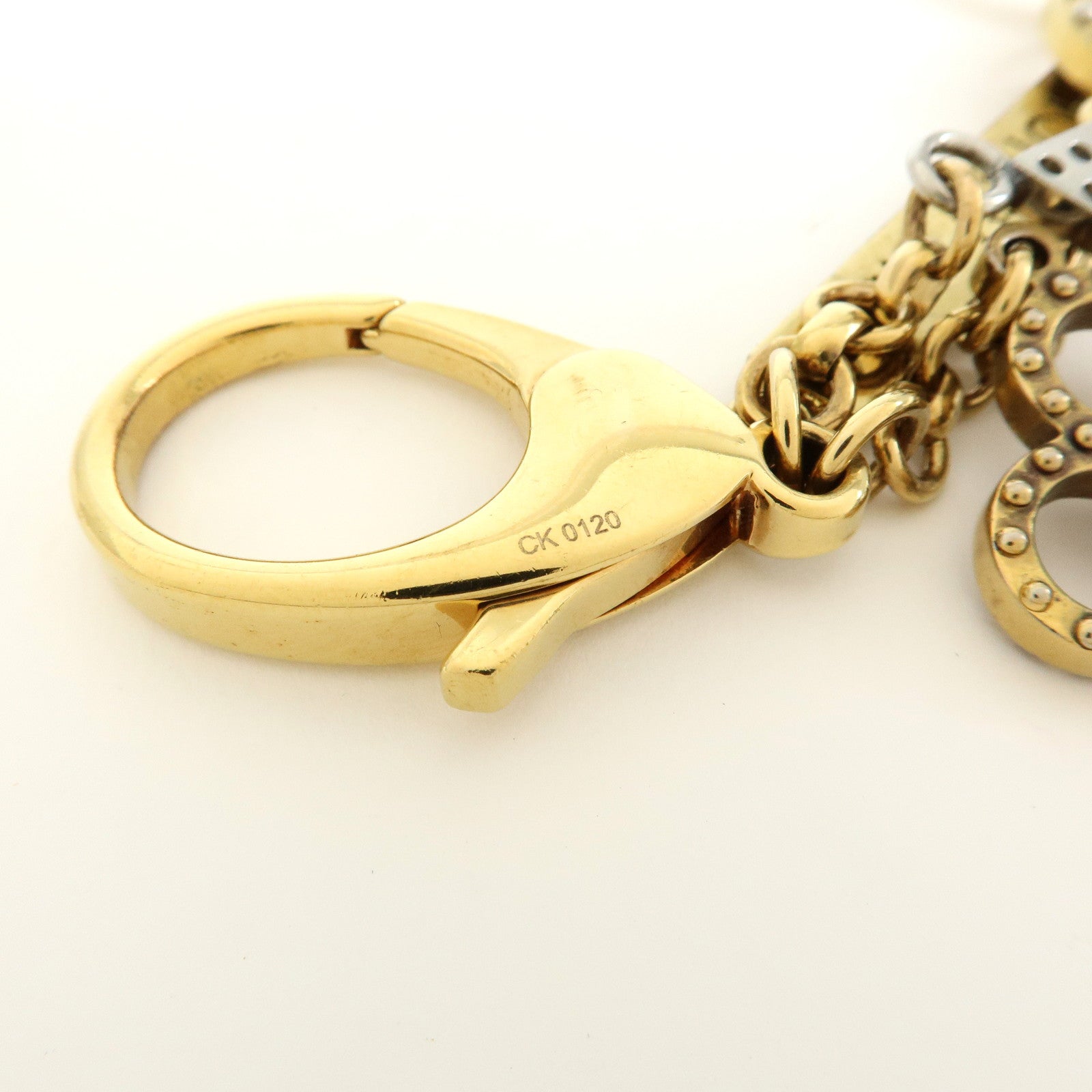 Louis Vuitton Bijoux Sac Tapage Metal Bag Charm Gold Silver M65090