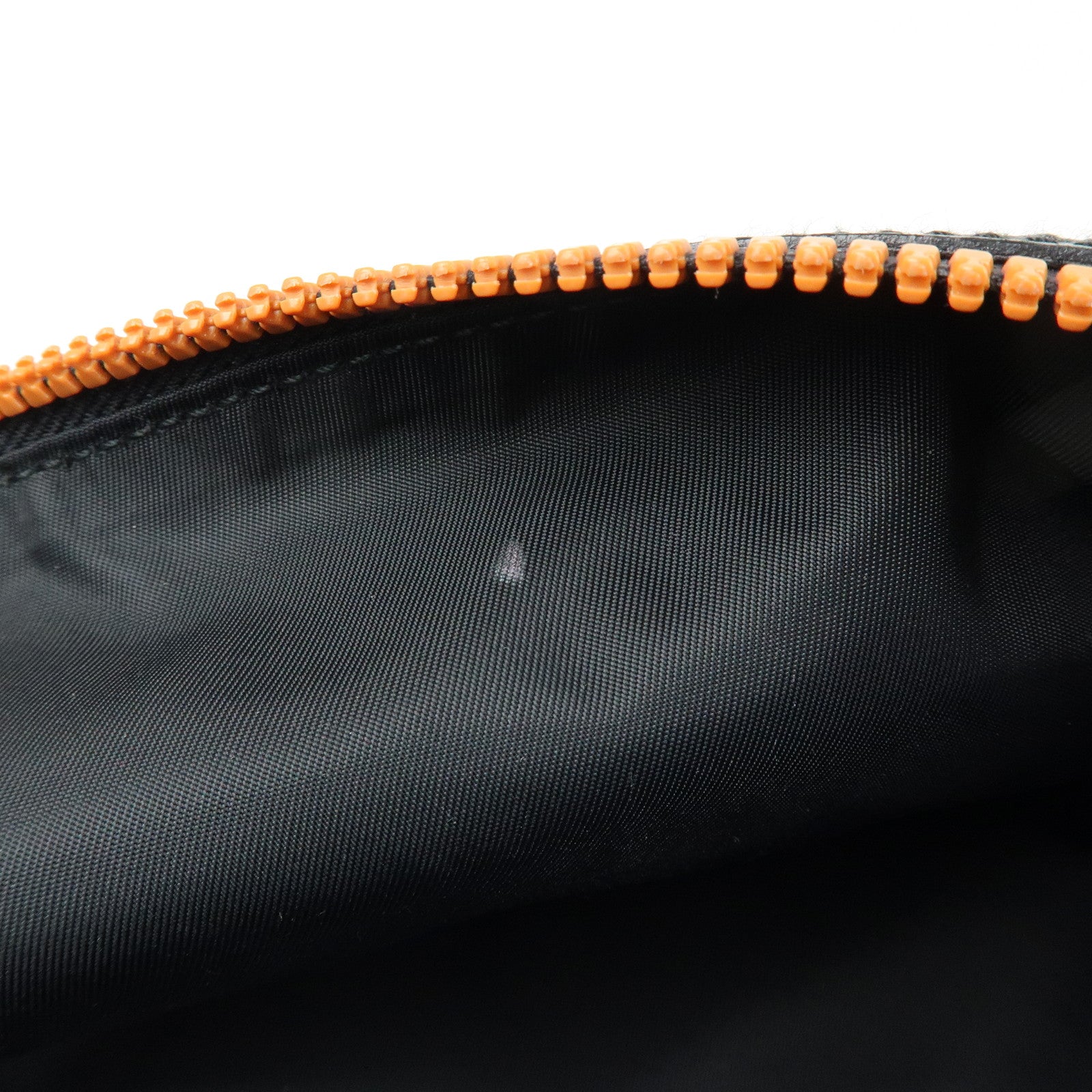 GUCCI Logo Nylon Rubber Waist Pouch Body Bag Black 211128