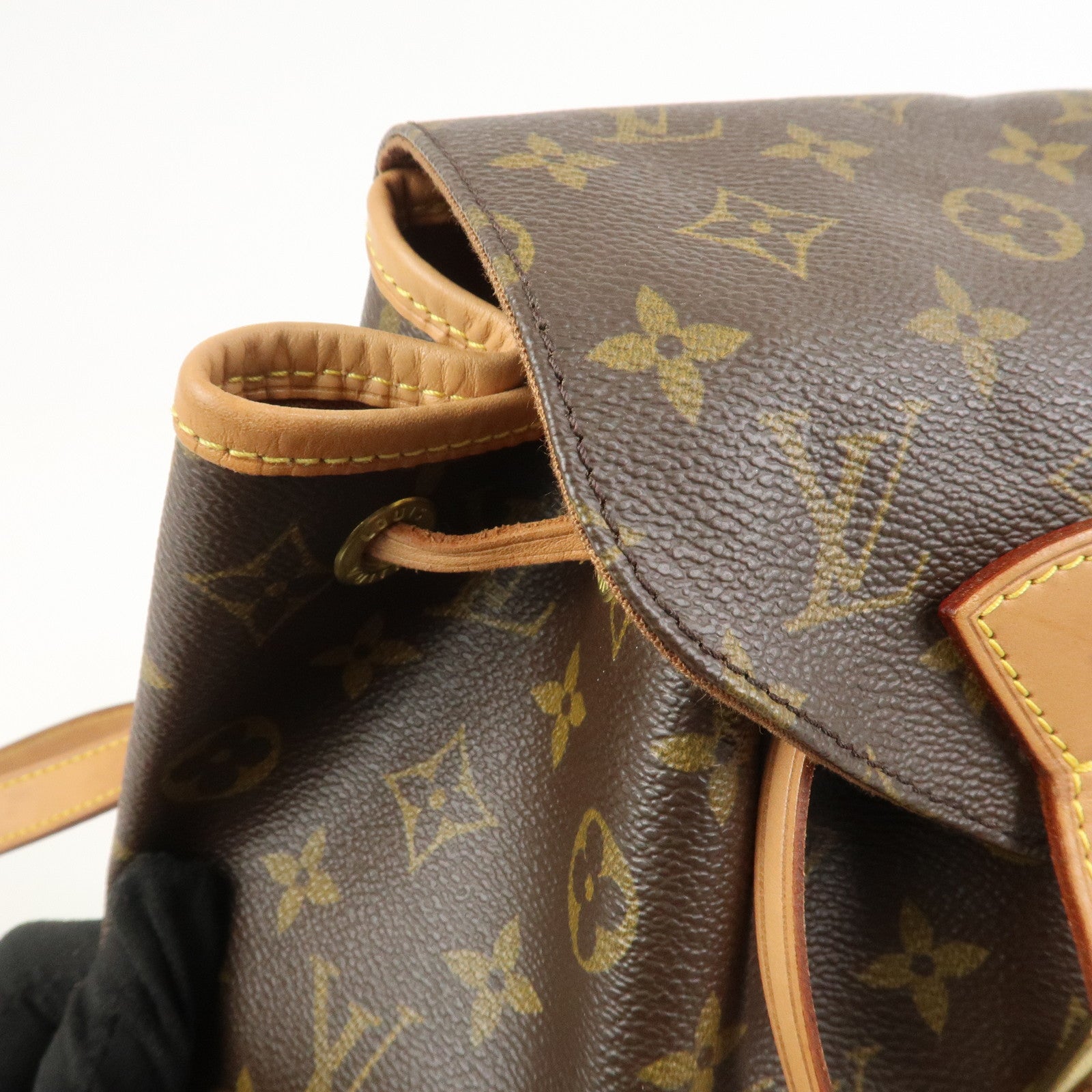 Louis Vuitton Monogram Montsouris MM Backpack Brown M51136
