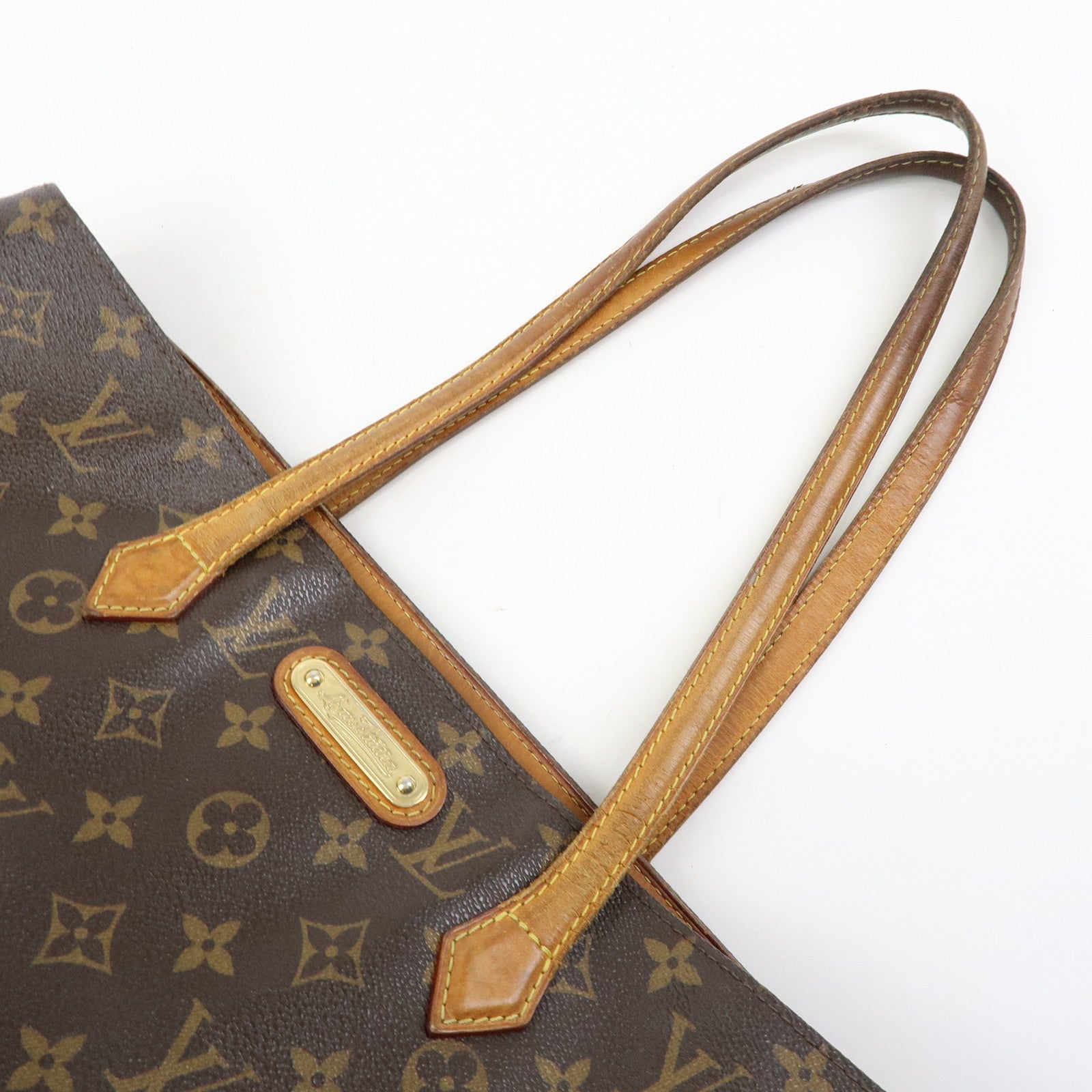 Louis Vuitton Monogram Wilshire MM Tote Bag Brown M45644
