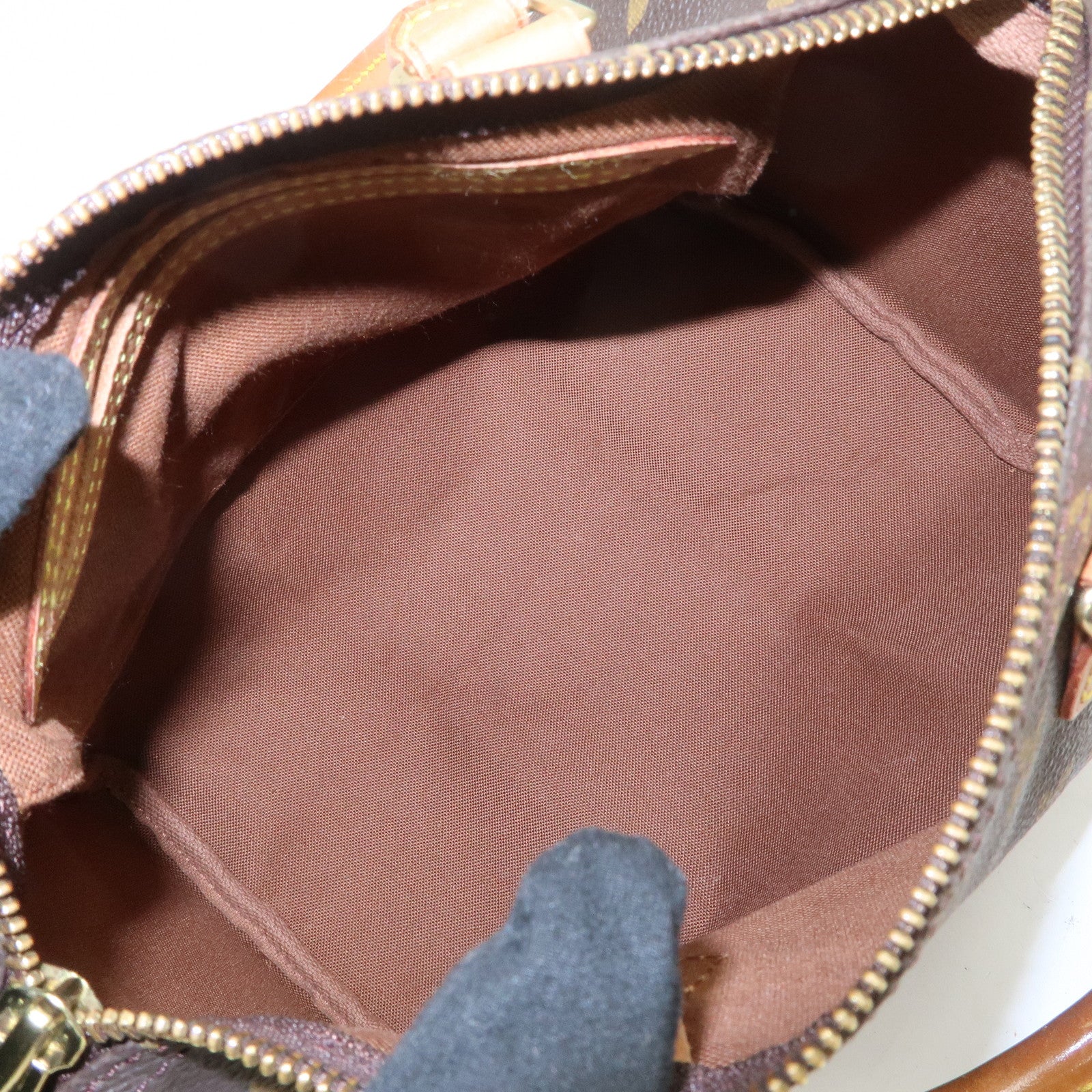 Louis Vuitton Monogram Speedy 25 Boston Bag Hand Bag Brown M41528