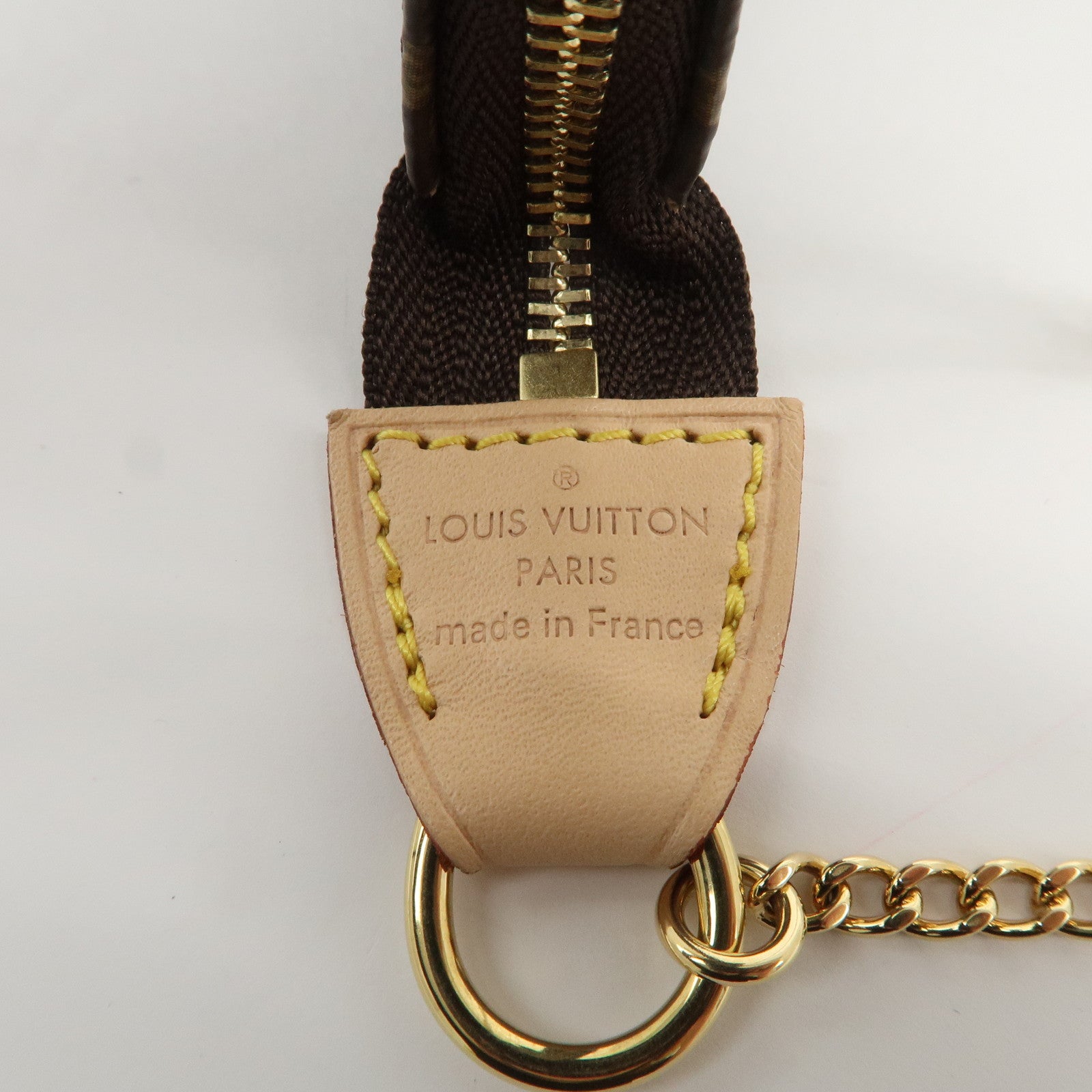Louis Vuitton Monogram Mini Pochette Accessoires Hand Bag M58009