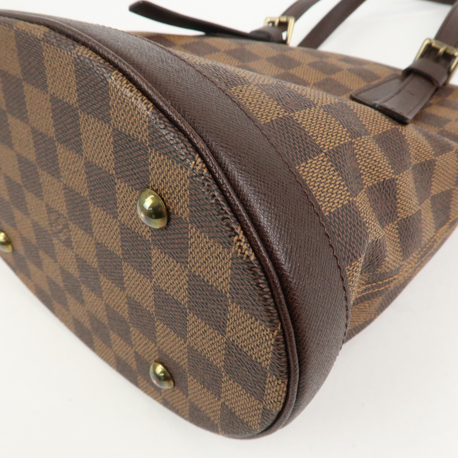 Louis Vuitton Damier Ebene Marais Tote Bag Hand Bag Brown N42240