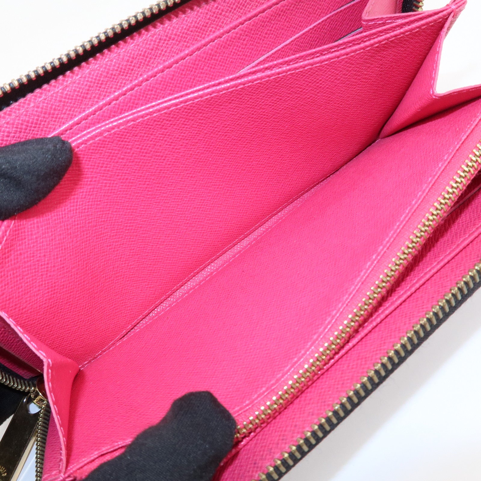 Louis Vuitton Monogram Multicolor Round Zippy Wallet Noir M60243 Used