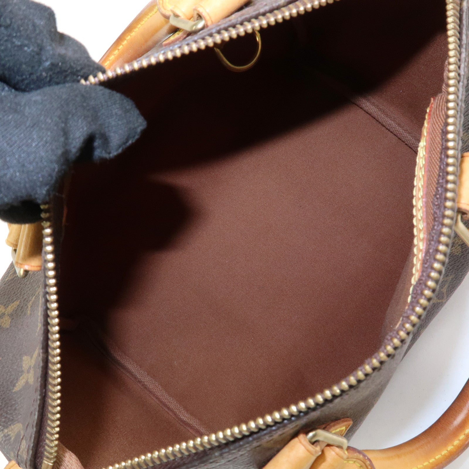 Louis Vuitton Monogram Speedy 25 Boston Bag Hand Bag Brown M41528