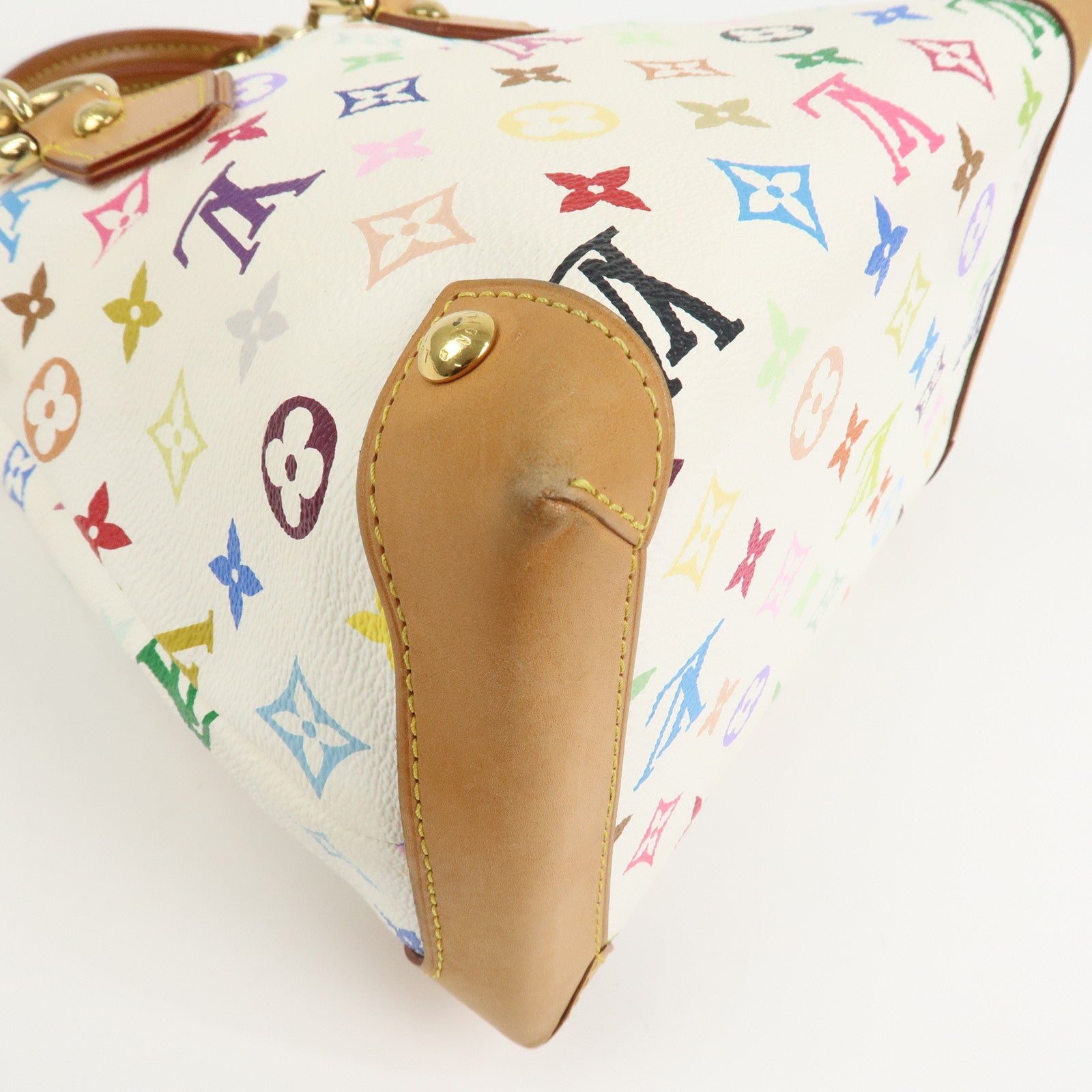Louis Vuitton Monogram Multicolor Audra Hand Bag Blanc M40047