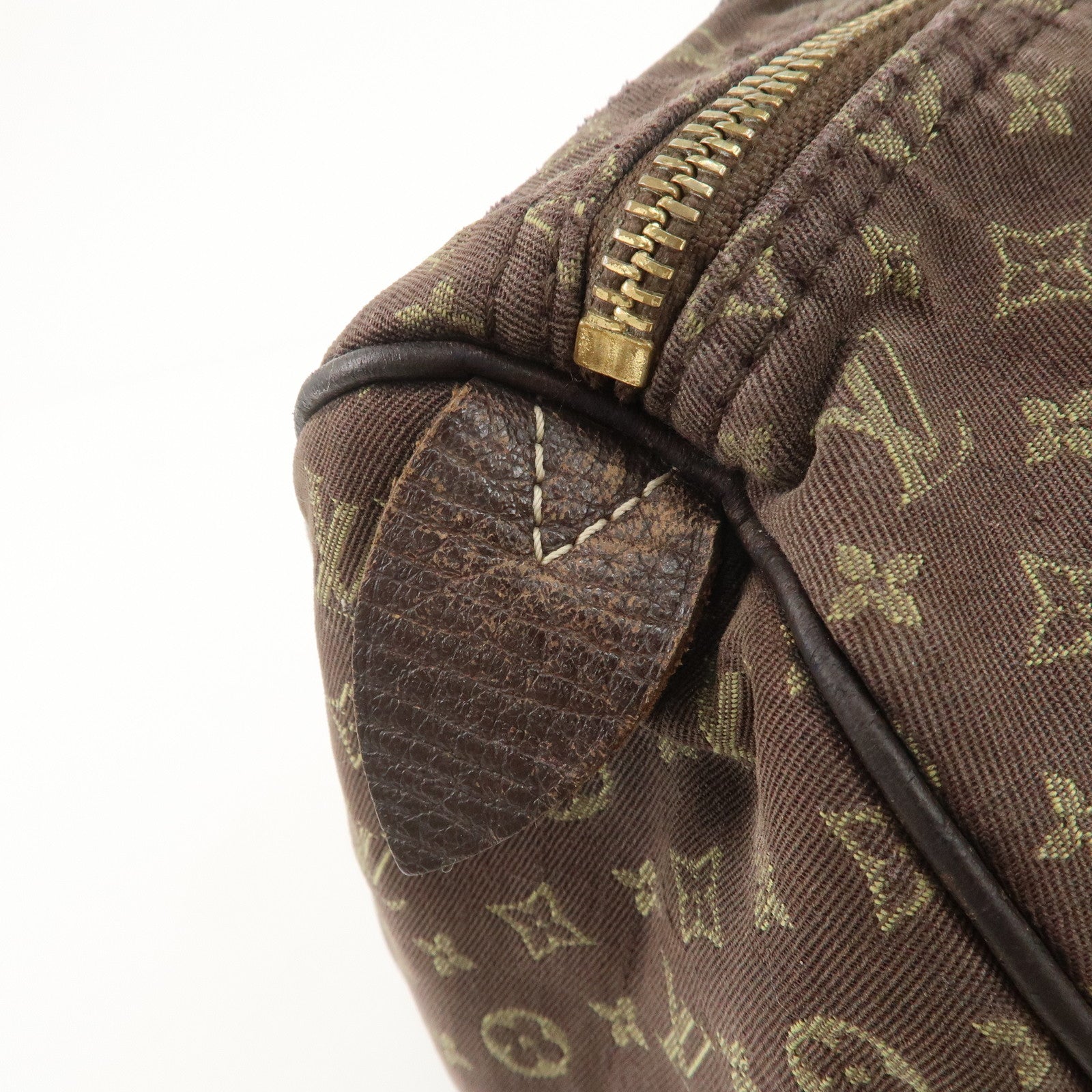 Louis Vuitton Monogram Mini Lin Speedy 30 Boston Bag Ebene M95224 Used Used