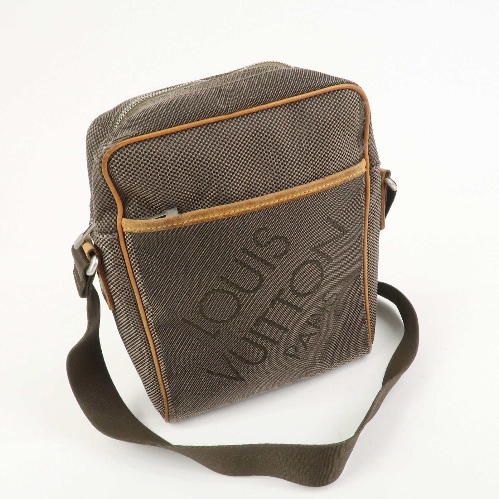 Louis Vuitton Damier Geant Citadin NM Shoulder Bag Terre M93224