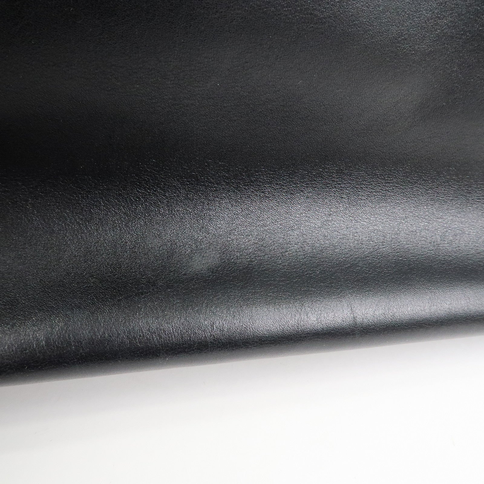 GUCCI Wood Handle Hand Bag Shoulder Bag Black 105192