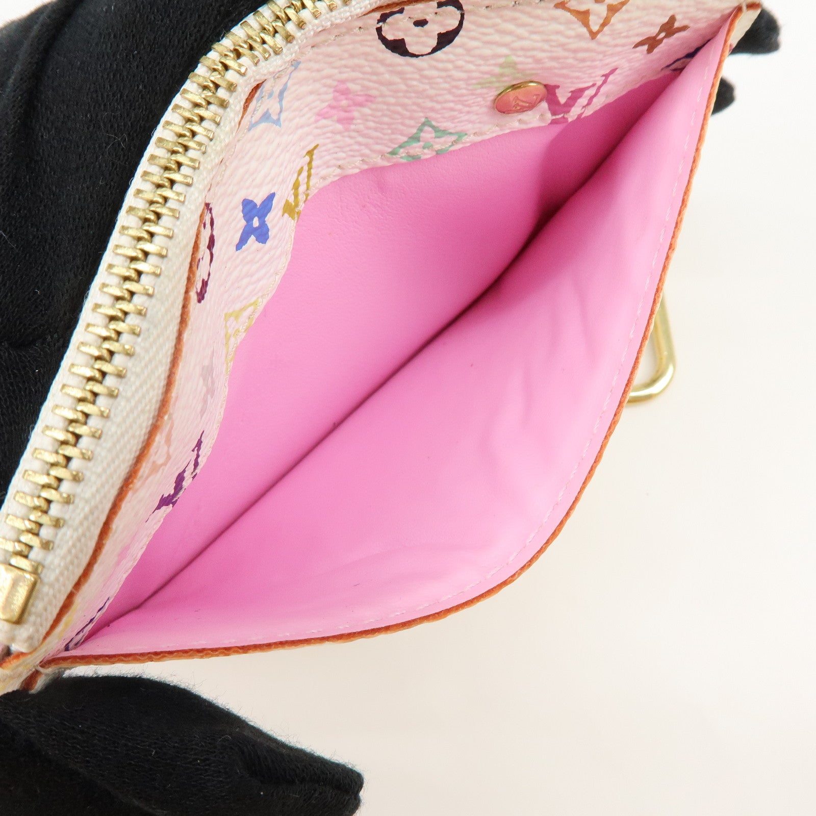 Louis Vuitton Monogram Multicolor Pochette Cles Coin Case M93734