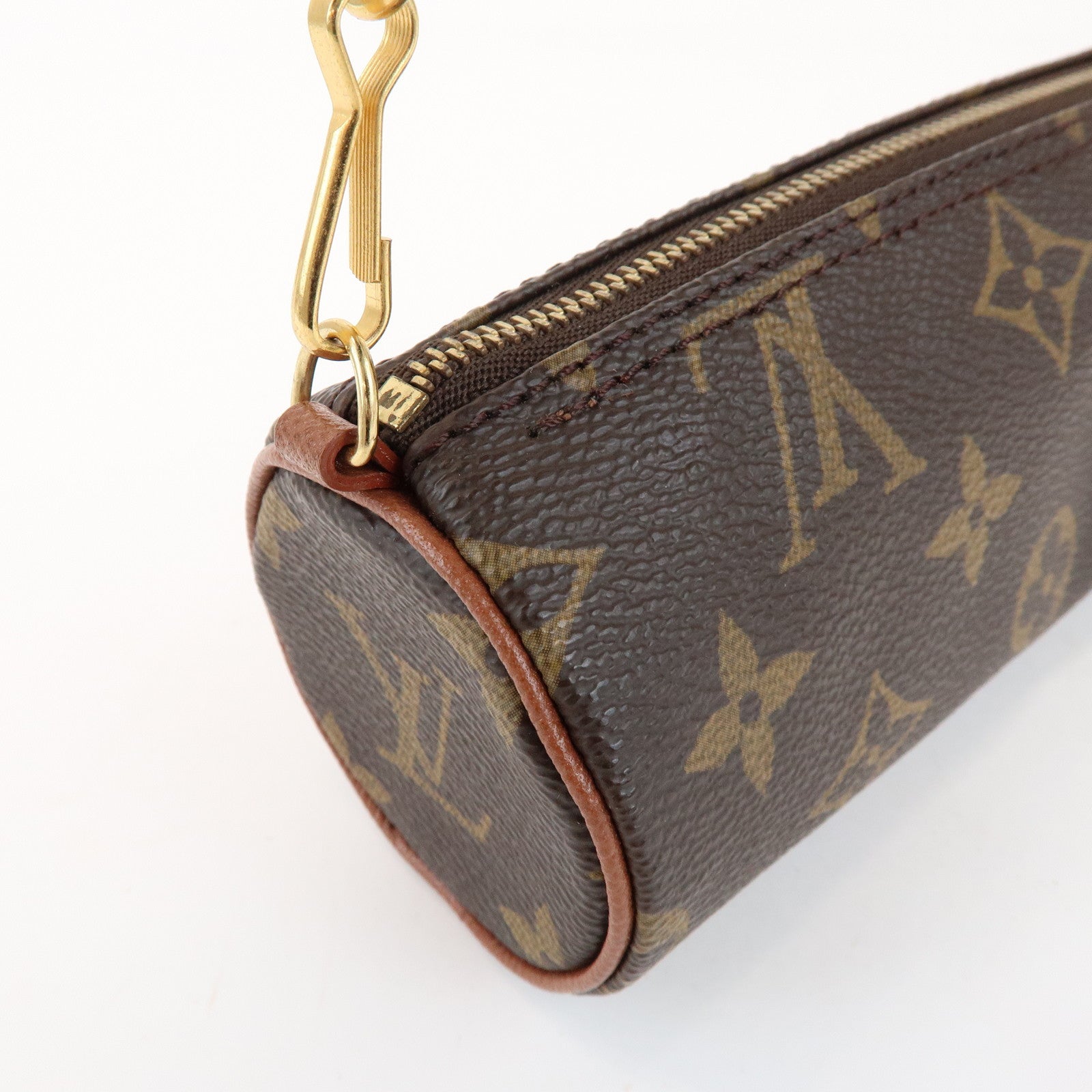 Louis Vuitton Monogram Mini Pouch for Papillon Bag Old Style Brown