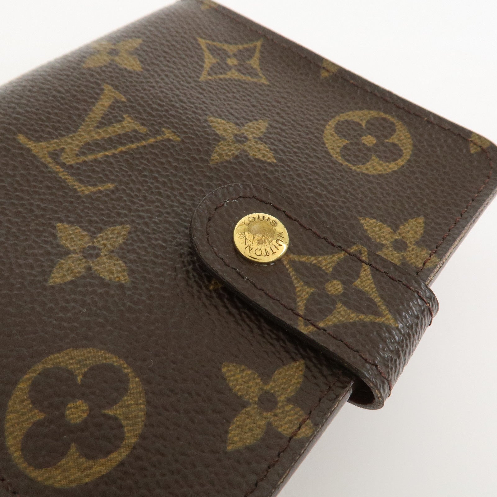 Louis Vuitton Monogram Compact Zippy Small Wallet Brown M61667