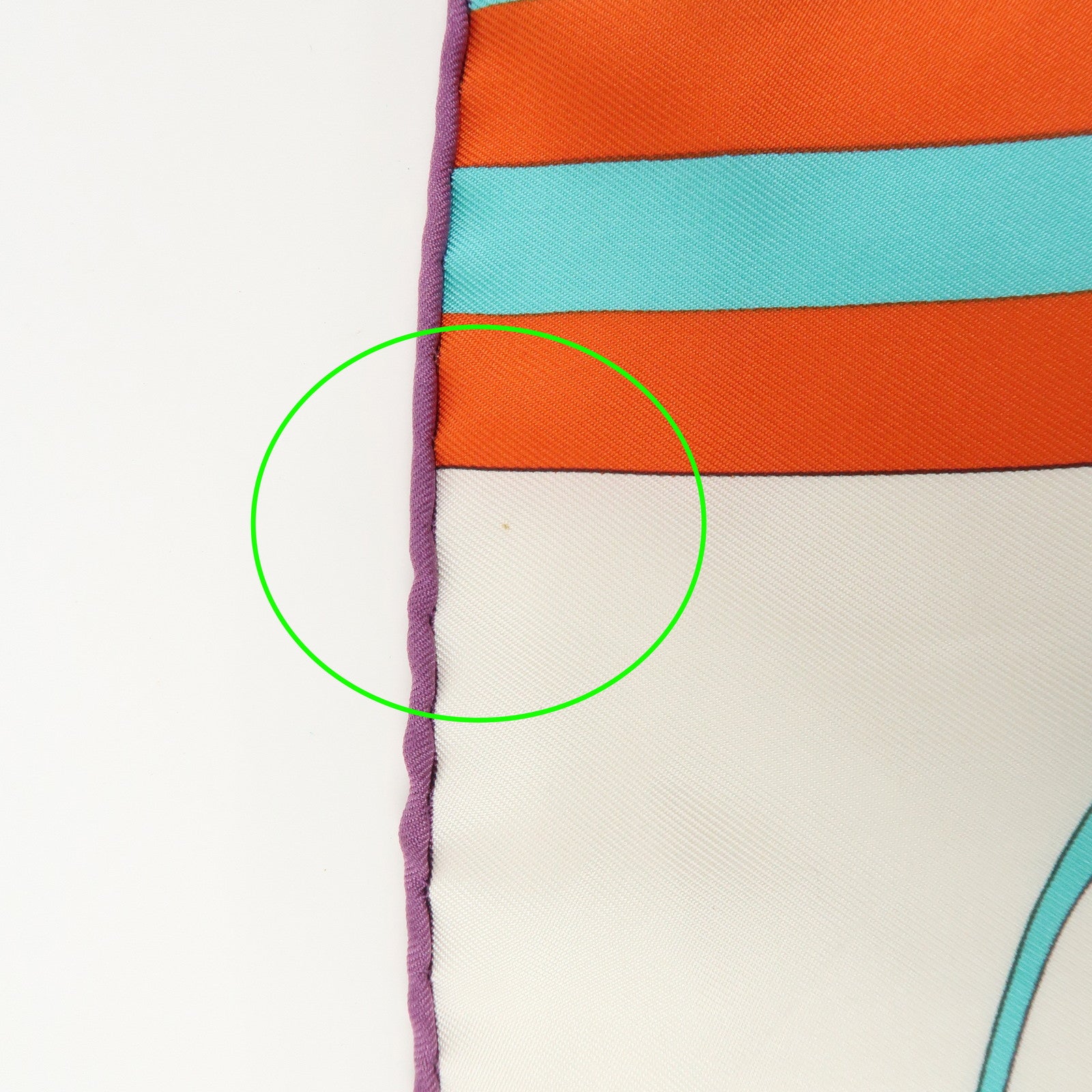 HERMES Carre 90 Silk 100% Scarf JES JEUX D'HERMES White Multicolor