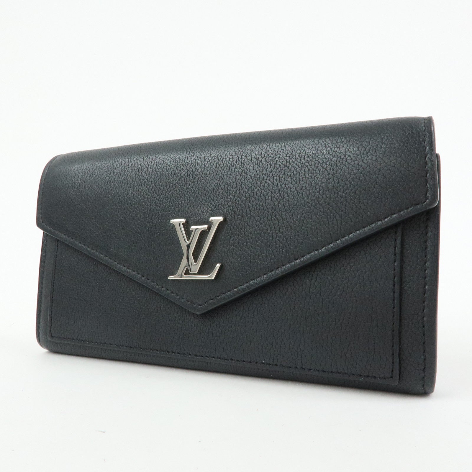 Louis Vuitton Portefeuille My Lockme Leather Wallet Noir M62530