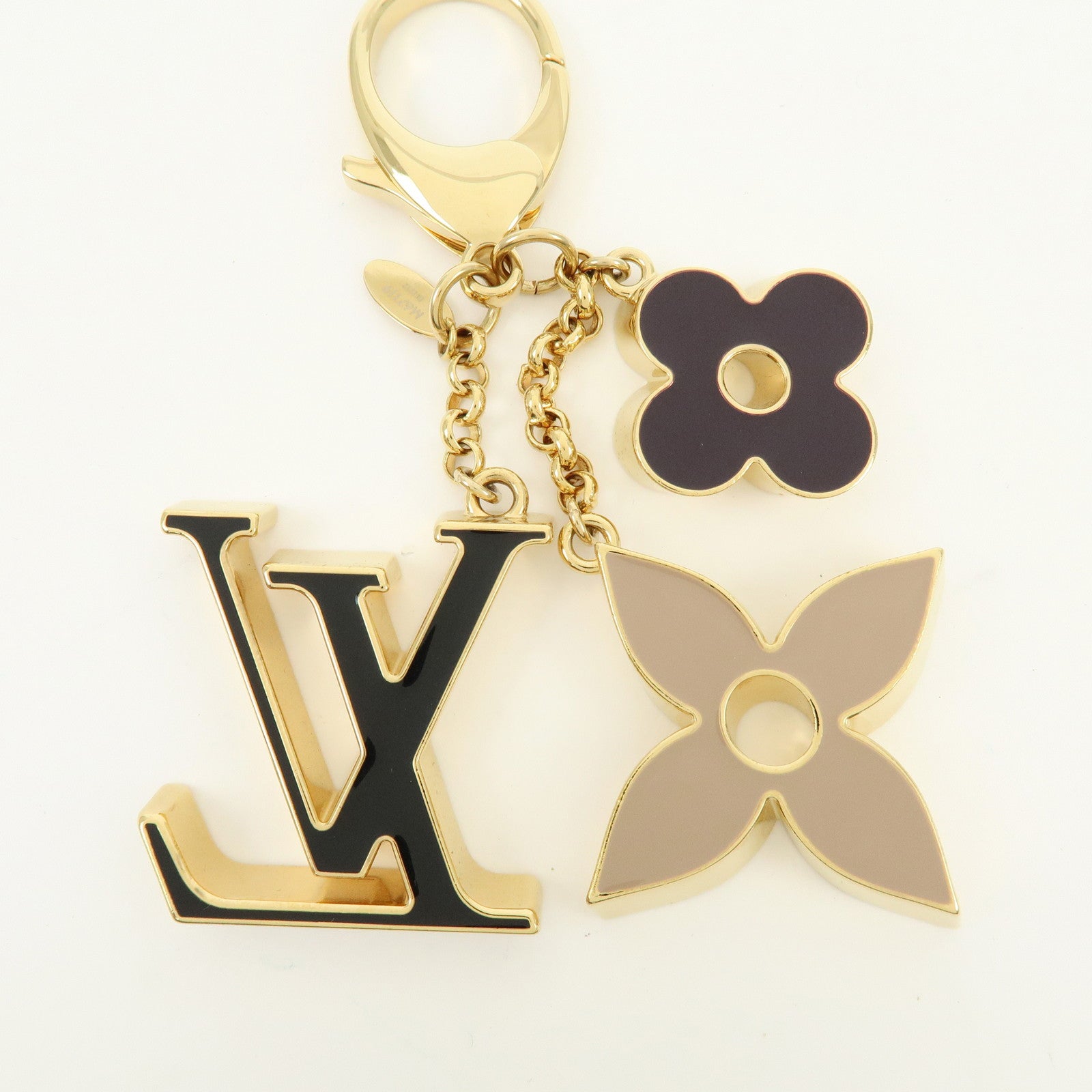 Louis Vuitton Fleur de Monogram Key Chain Bag Charm M67119