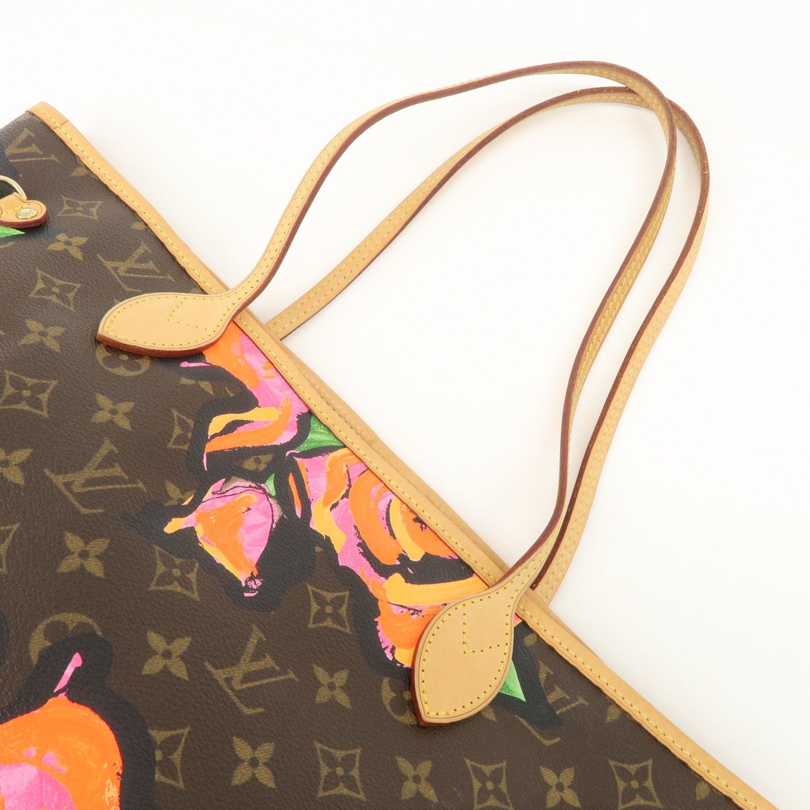 Louis Vuitton Monogram Rose Neverfull MM Tote Shoulder Bag M48613