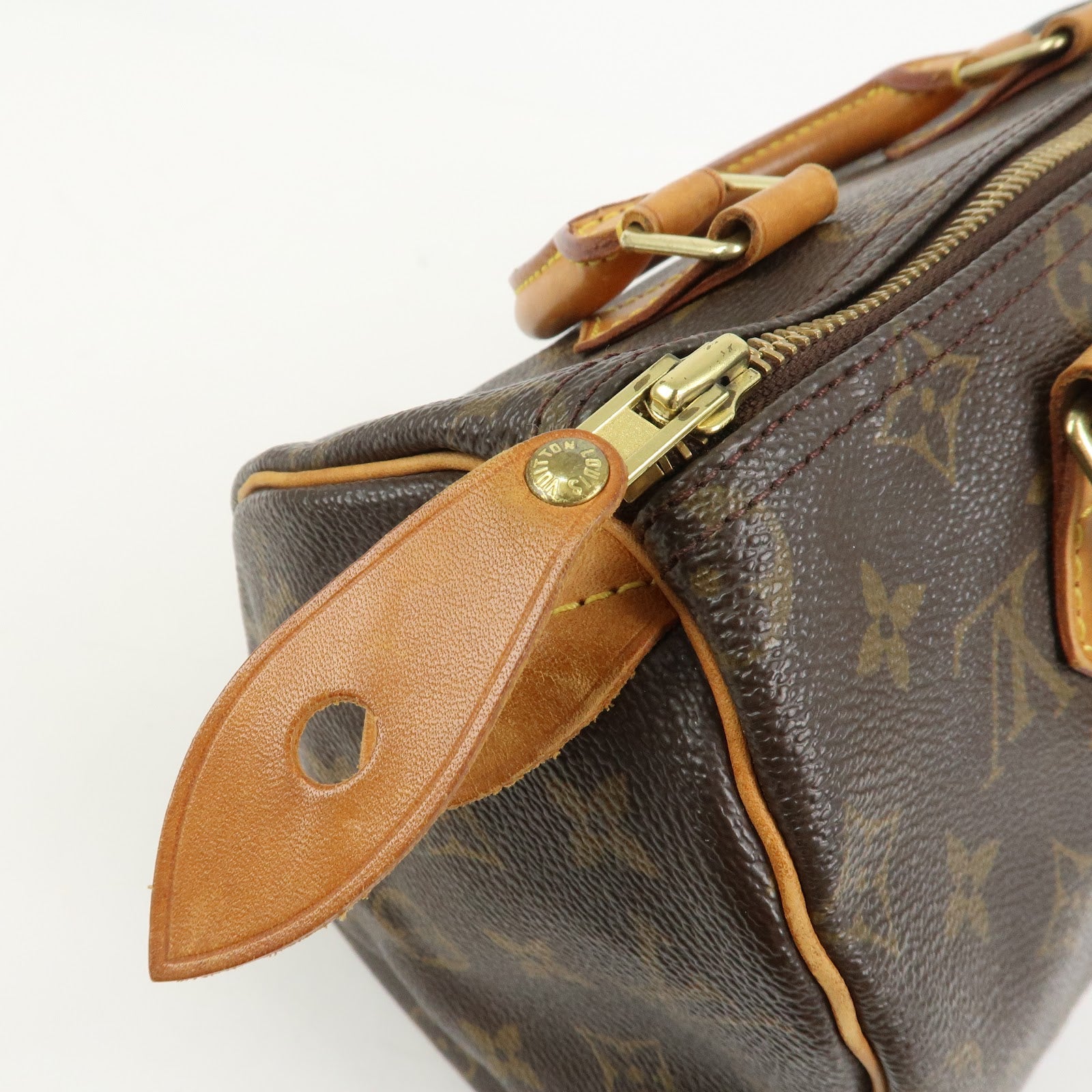 Louis Vuitton Monogram Speedy 25 Boston Bag Hand Bag Brown M41528
