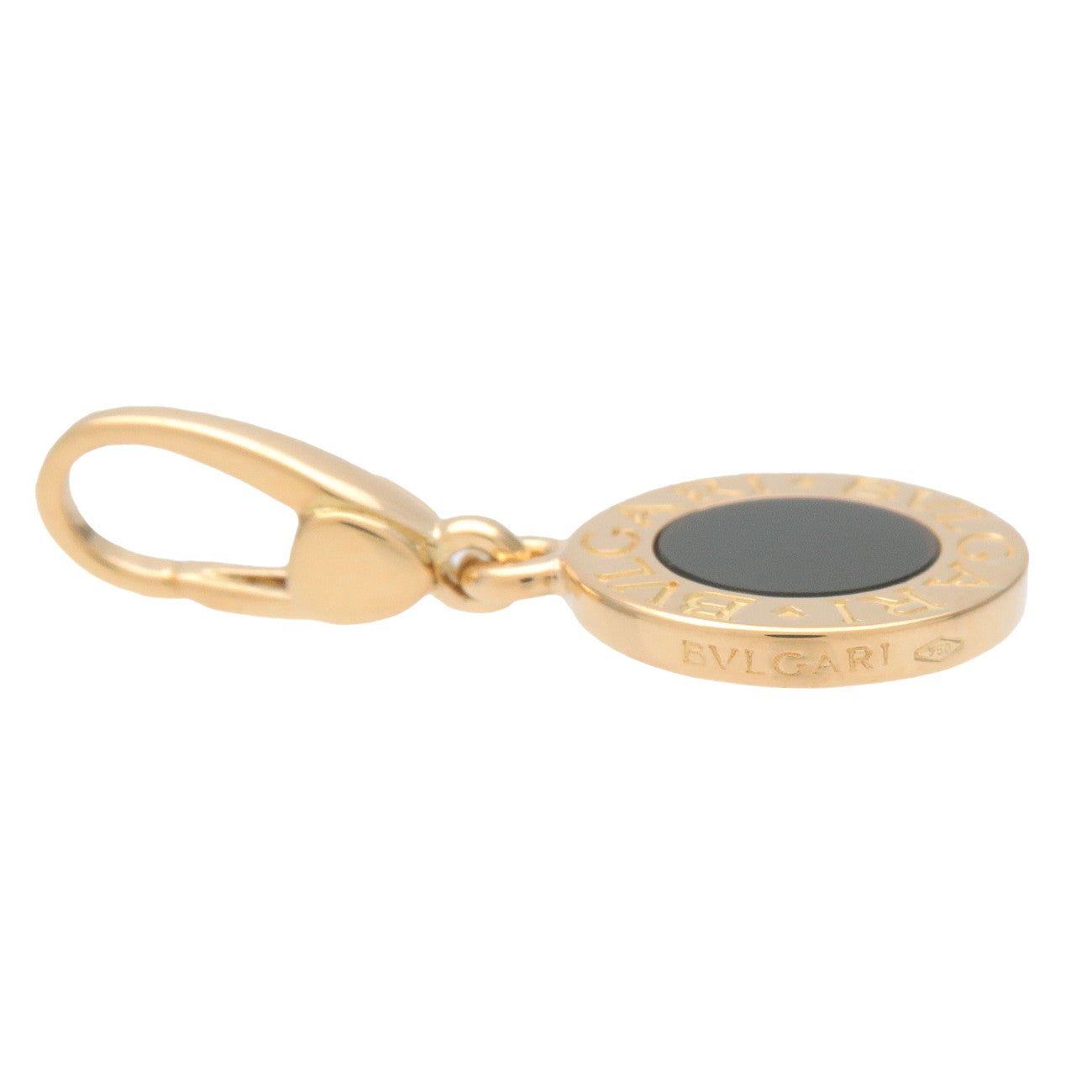 BVLGARI Bvlgari Bvlgari Onyx Pendant Top Charm K18 Yellow Gold Used