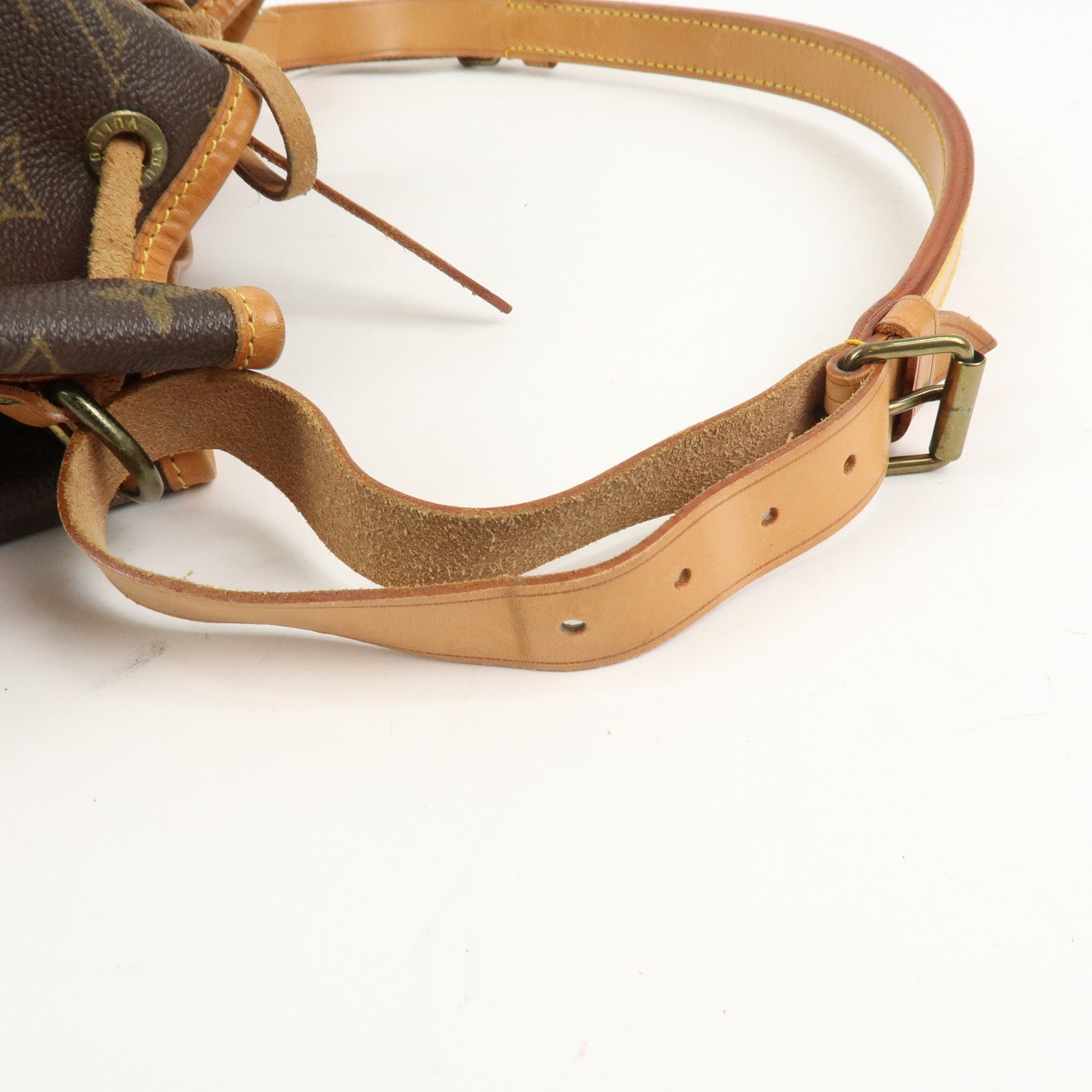 Louis Vuitton Monogram Canvas Petit Noe Shoulder Bag Brown M42226