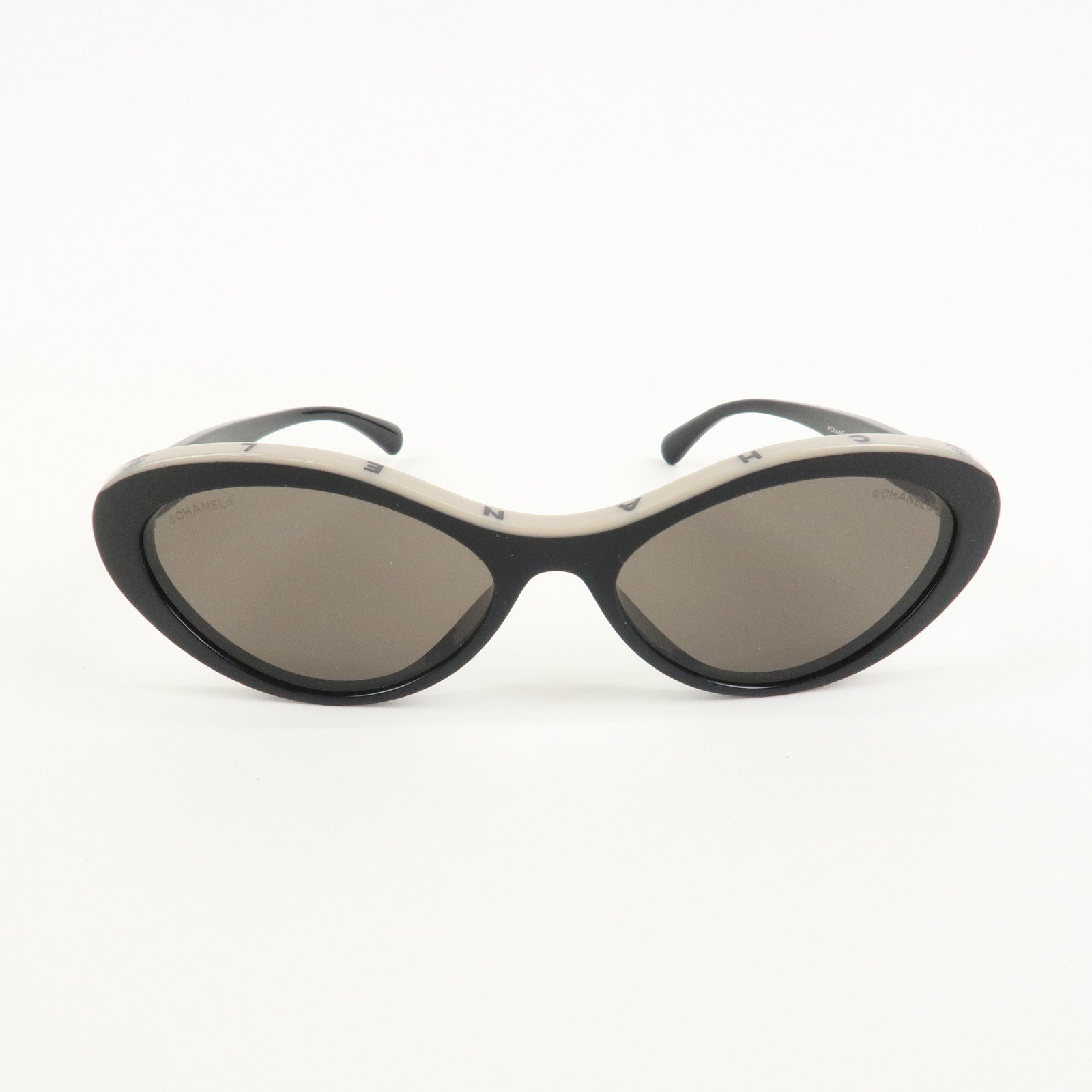 CHANEL Plastic Sunglasses Black 5416-A c.534/3 57□17 140 3N