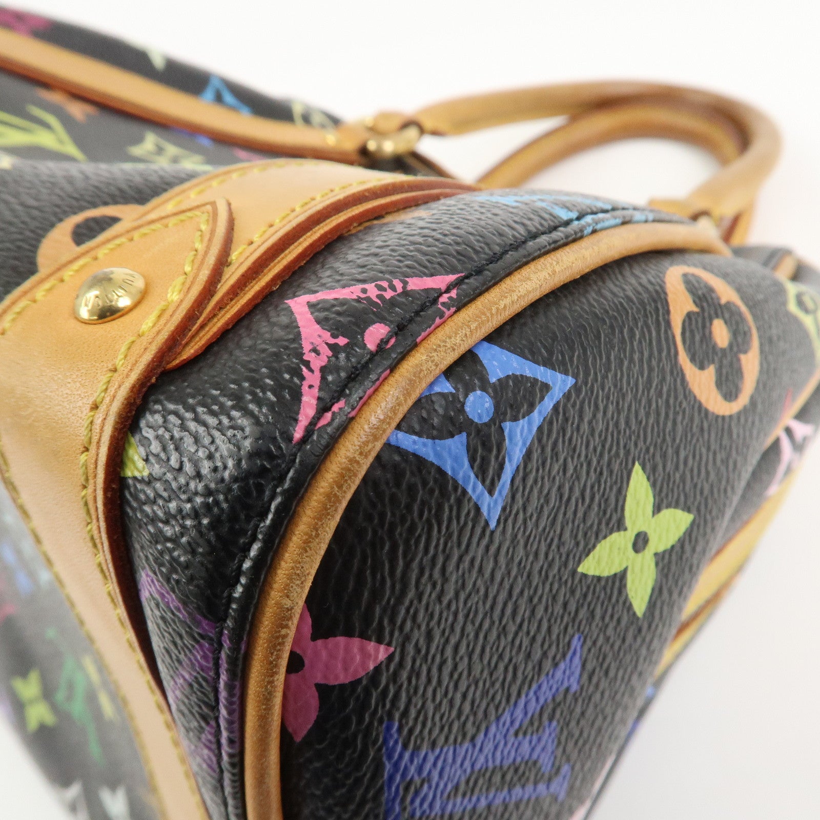 Louis Vuitton Monogram Multicolor Priscilla Hand Bag Noir M40097